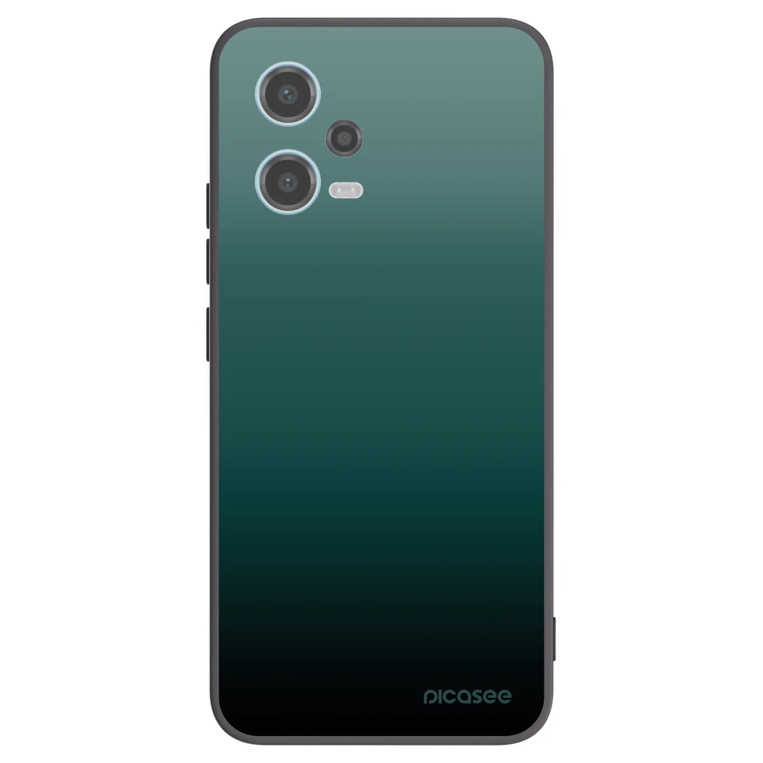 Picasee silikónový čierny obal pre Xiaomi Redmi Note 12 5G - Verdant Fade