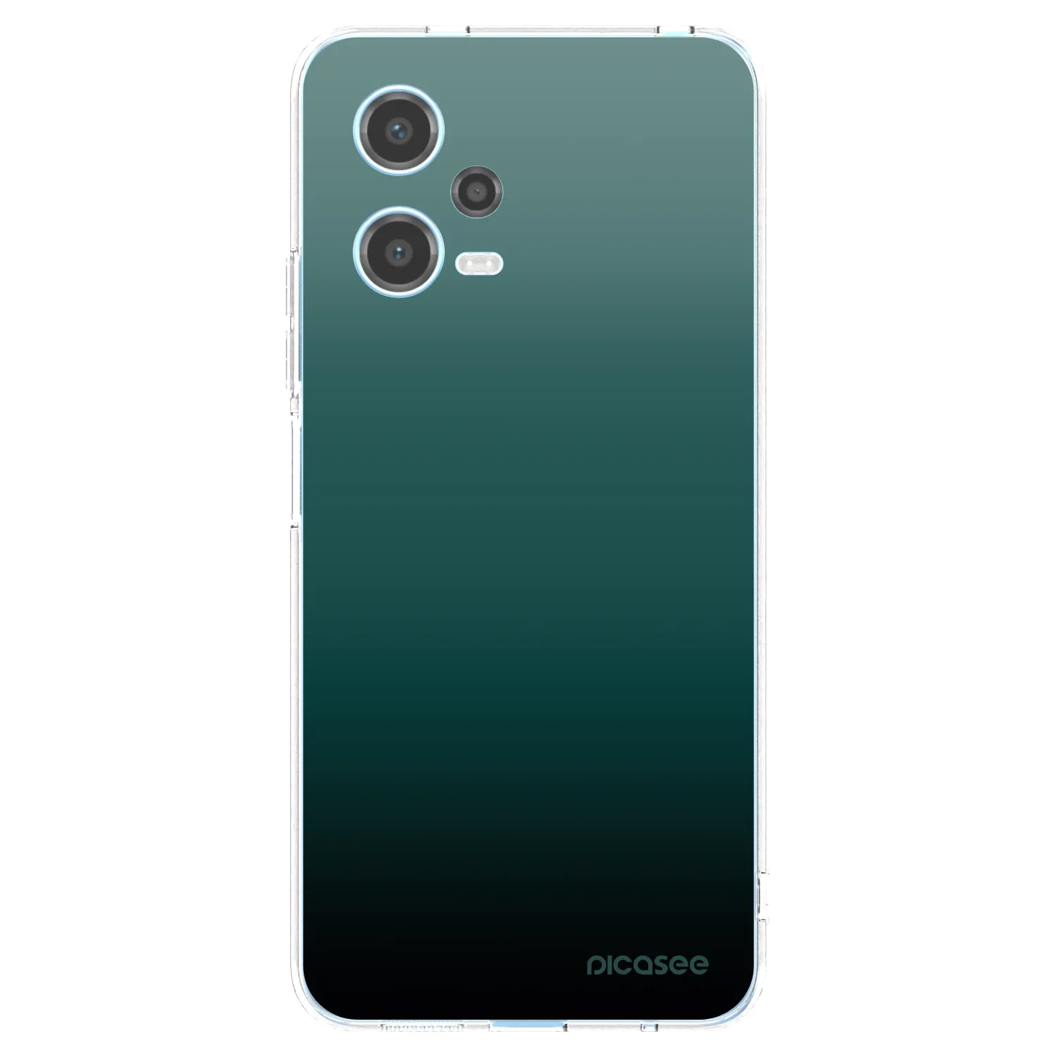 Picasee silikónový prehľadný obal pre Xiaomi Redmi Note 12 5G - Verdant Fade