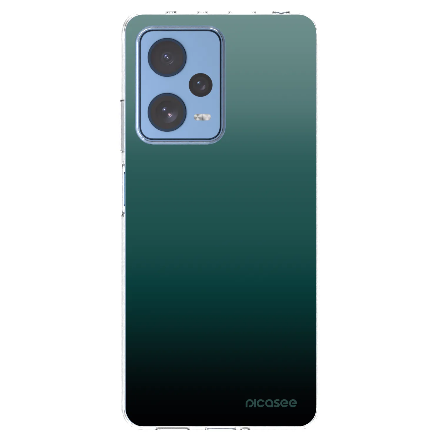 Picasee silikónový prehľadný obal pre Xiaomi Redmi Note 12 Pro 5G - Verdant Fade