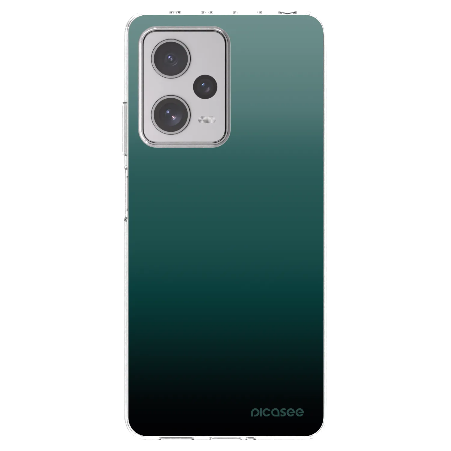 Picasee silikónový prehľadný obal pre Xiaomi Redmi Note 12 Pro+ 5G - Verdant Fade