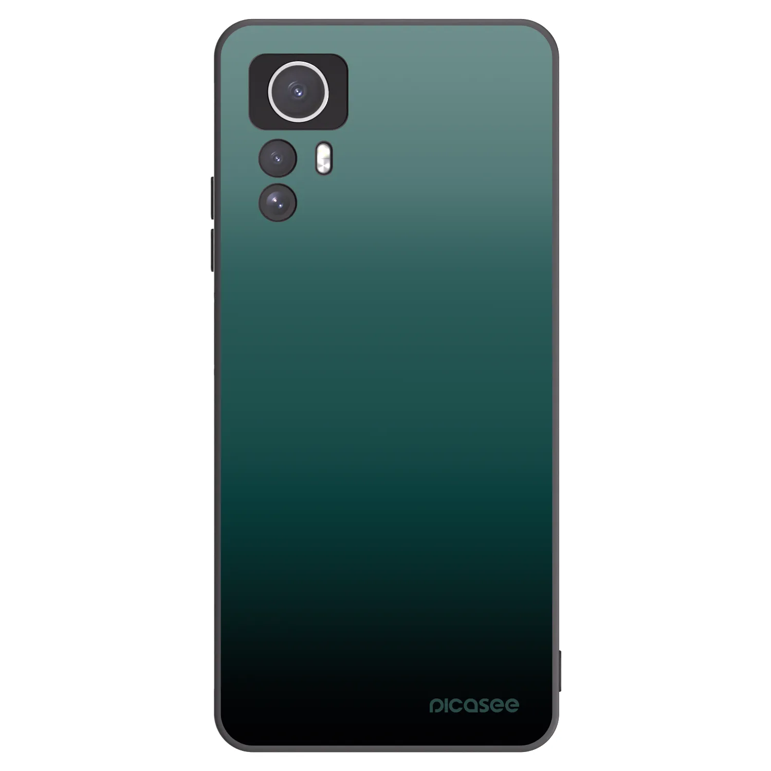 Picasee silikónový čierny obal pre Xiaomi Redmi Note 12S - Verdant Fade