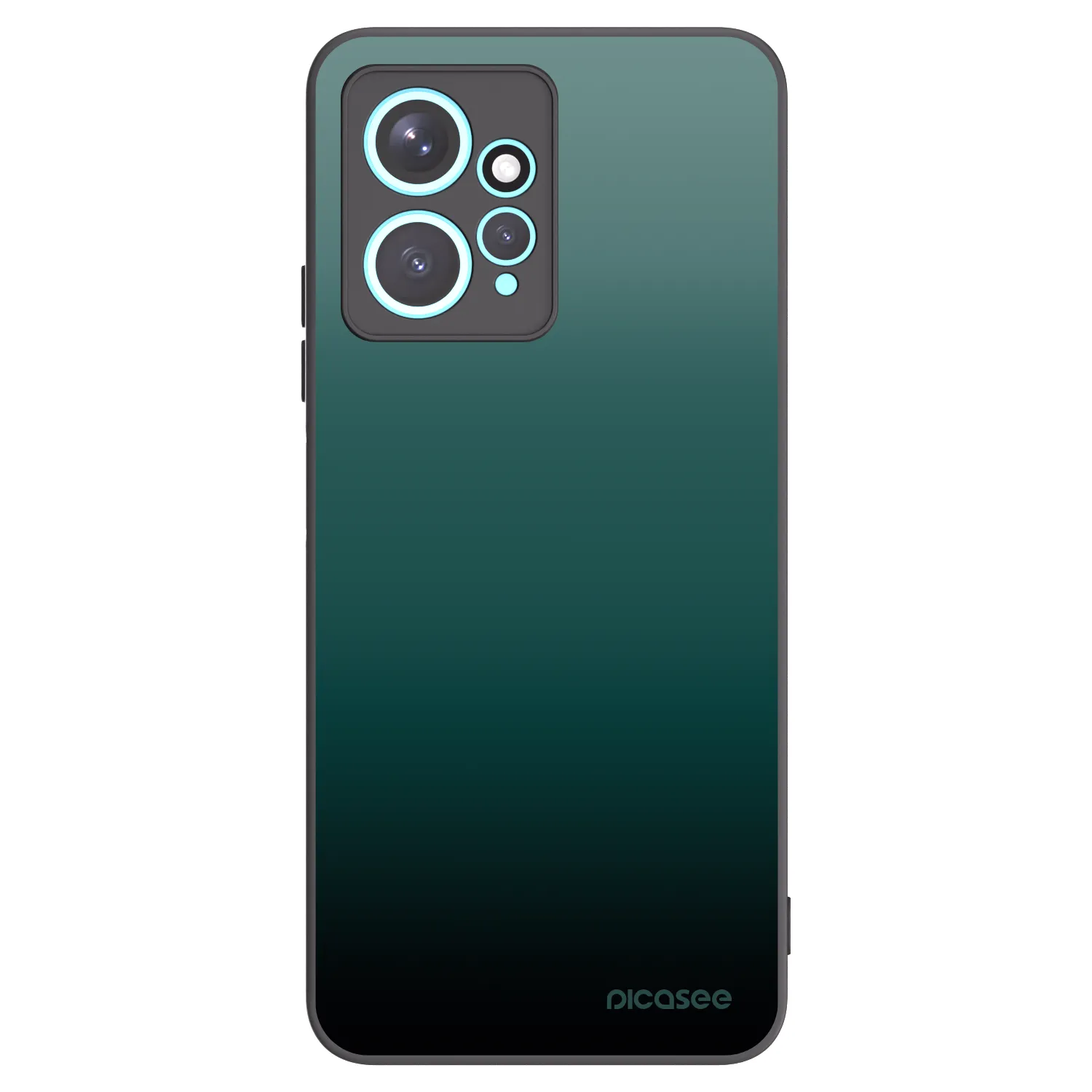 Picasee silikónový čierny obal pre Xiaomi Redmi Note 12 4G - Verdant Fade