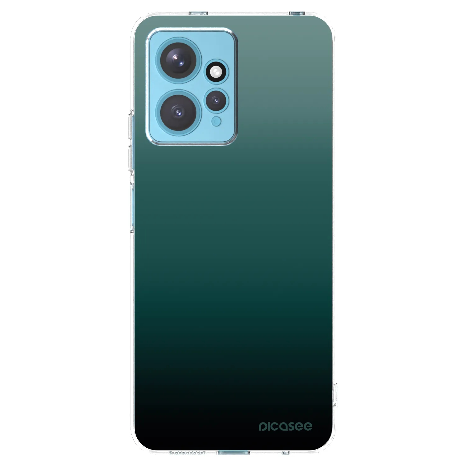 Picasee silikónový prehľadný obal pre Xiaomi Redmi Note 12 4G - Verdant Fade