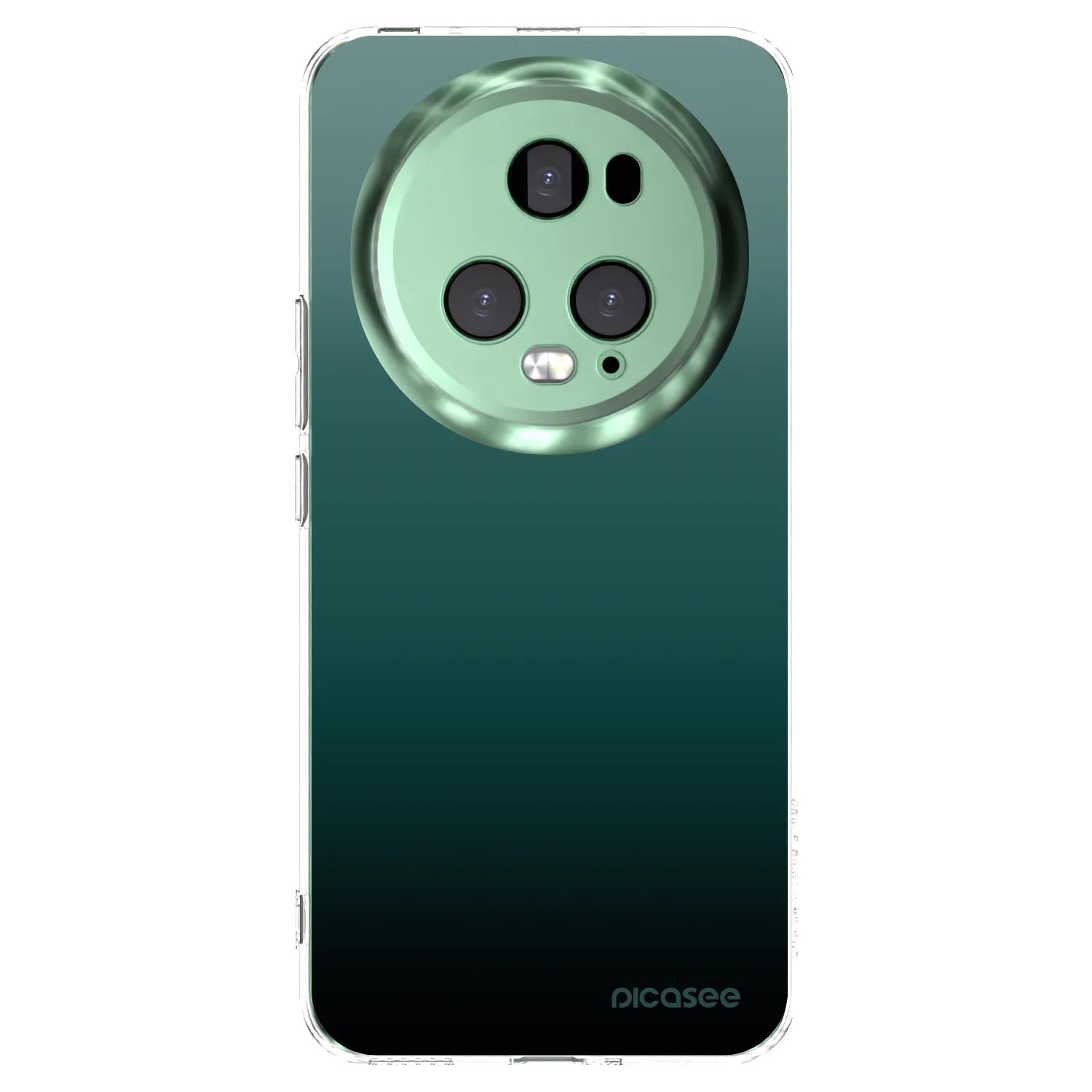 Picasee silikónový prehľadný obal pre Honor Magic5 Pro - Verdant Fade