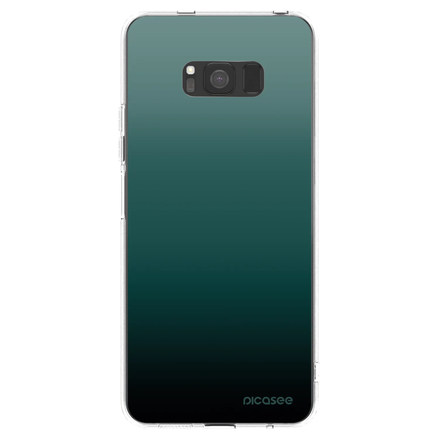 Picasee silikónový prehľadný obal pre Samsung Galaxy S8 G950F - Verdant Fade