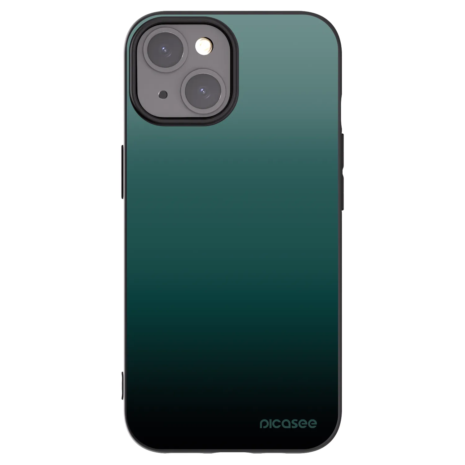 Silikónový čierny obal pre Apple iPhone 15 - Verdant Fade