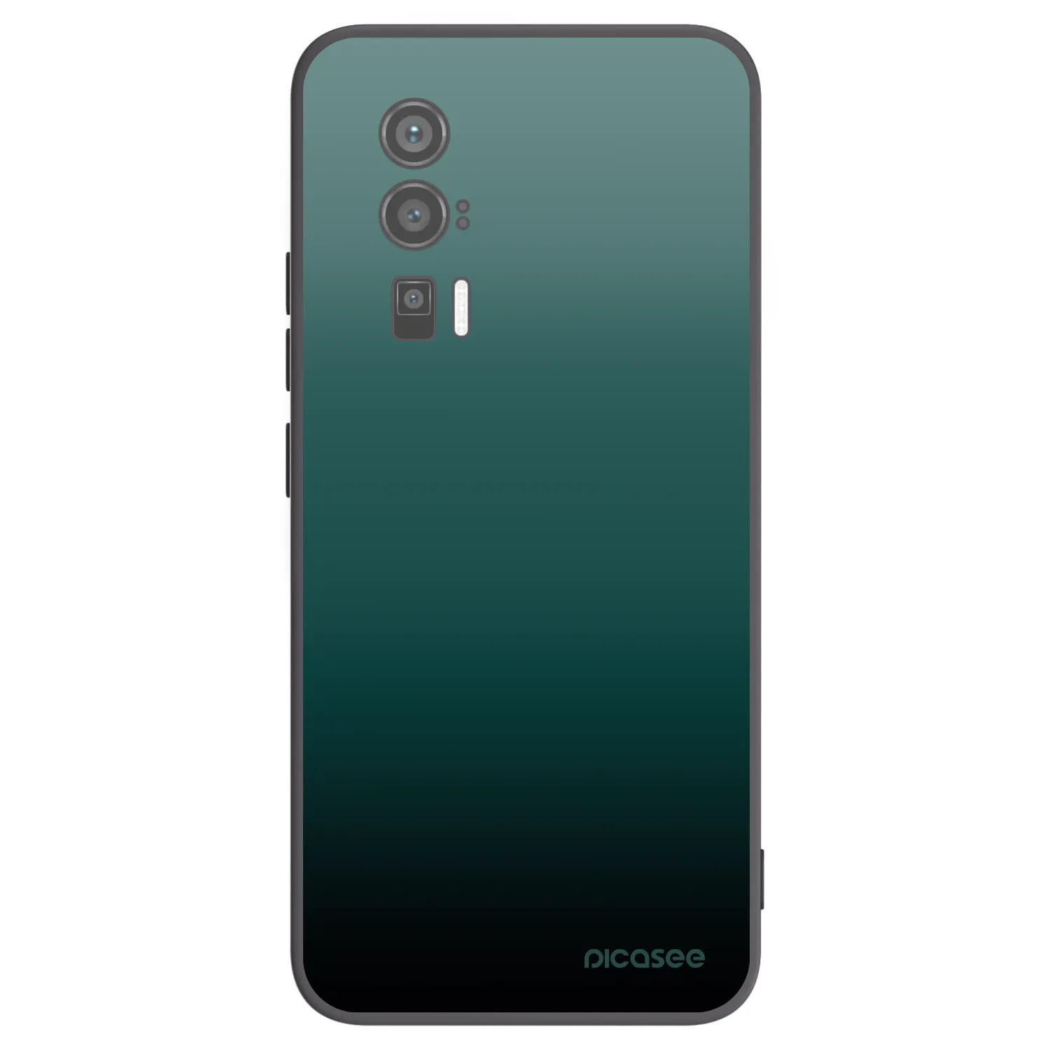 Picasee silikónový čierny obal pre Xiaomi Poco F5 Pro 5G - Verdant Fade