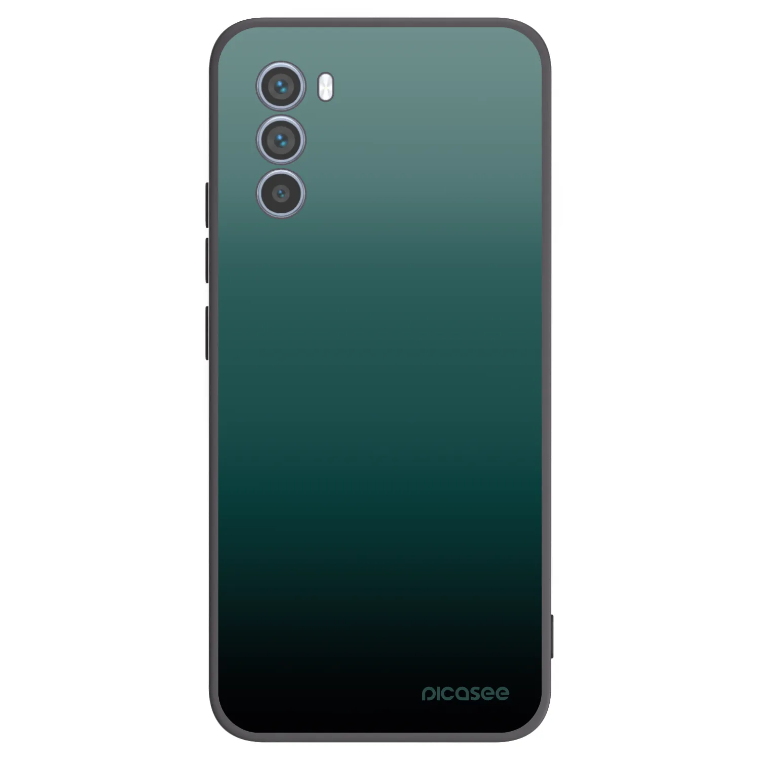 Picasee silikónový čierny obal pre Motorola Moto G62 - Verdant Fade