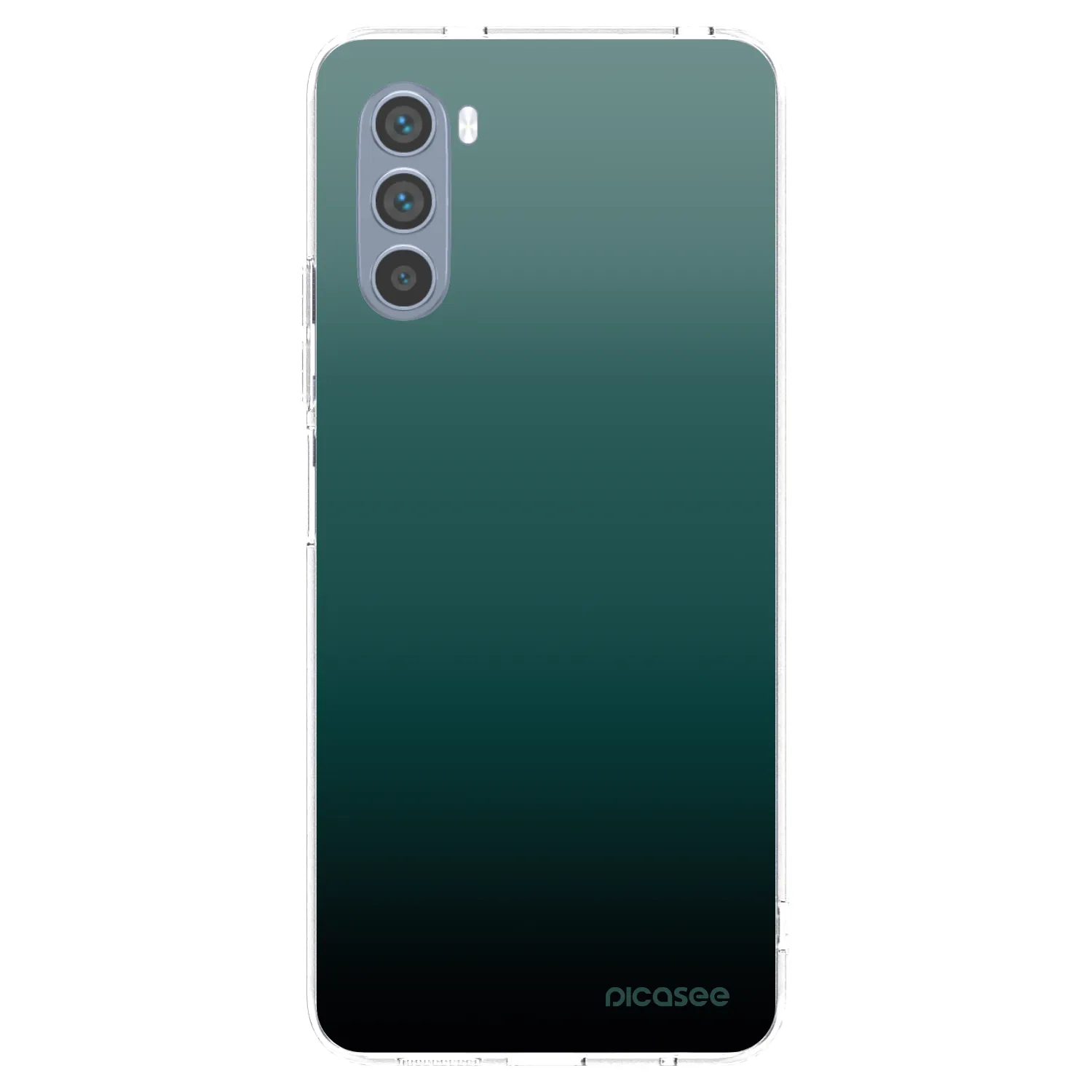 Silikónový prehľadný obal pre Motorola Moto G62 - Verdant Fade