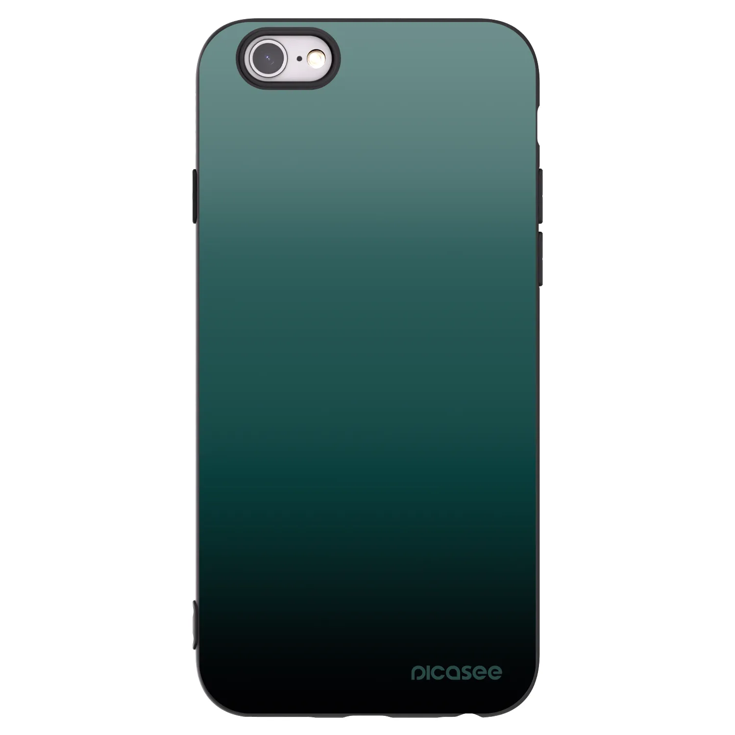 Picasee silikónový čierny obal pre Apple iPhone 6/6S - Verdant Fade
