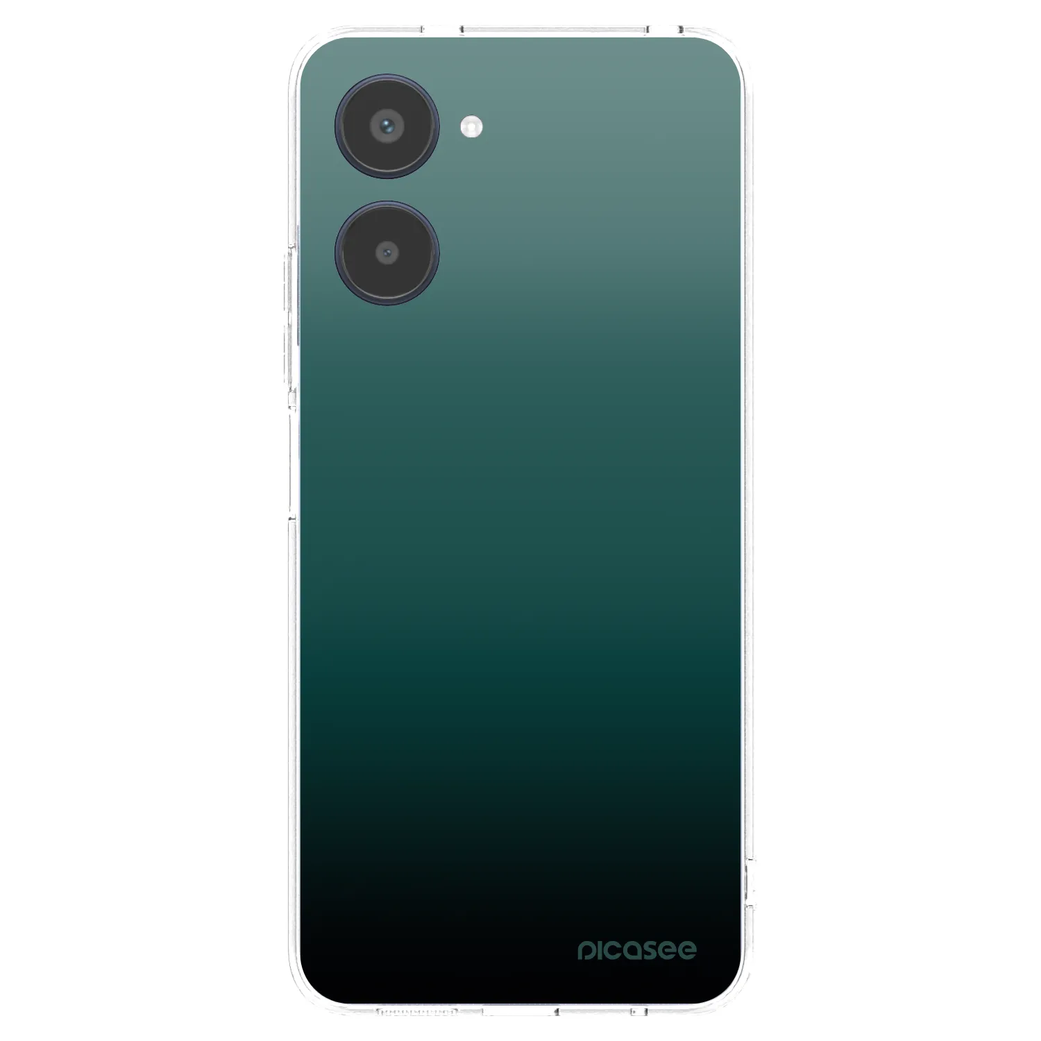 Picasee silikónový prehľadný obal pre Realme 10 4G - Verdant Fade