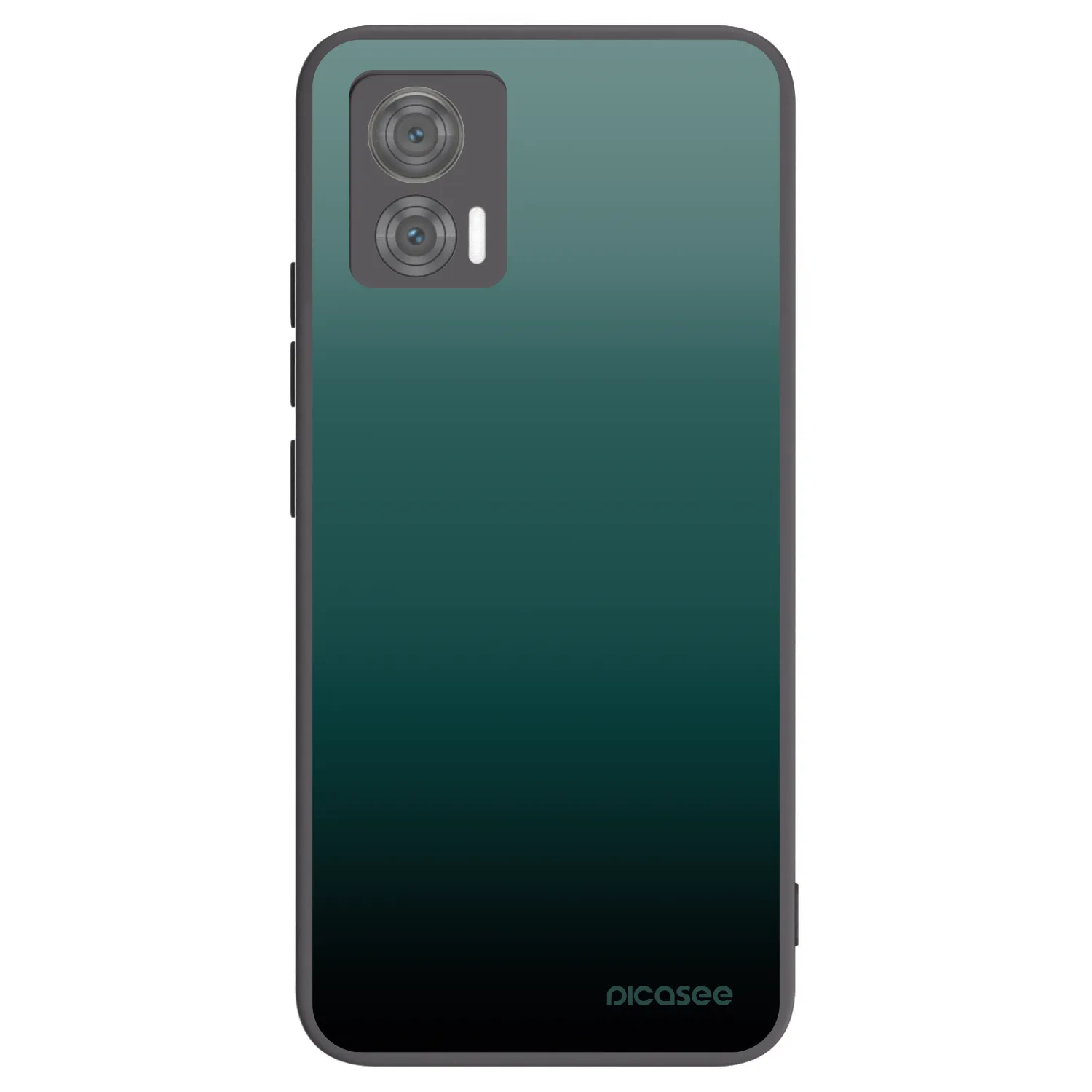 Picasee silikónový čierny obal pre Motorola Edge 30 Neo - Verdant Fade