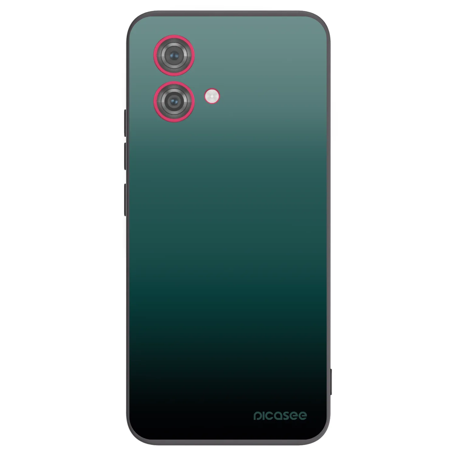 Silikónový čierny obal pre Motorola Moto G84 5G - Verdant Fade