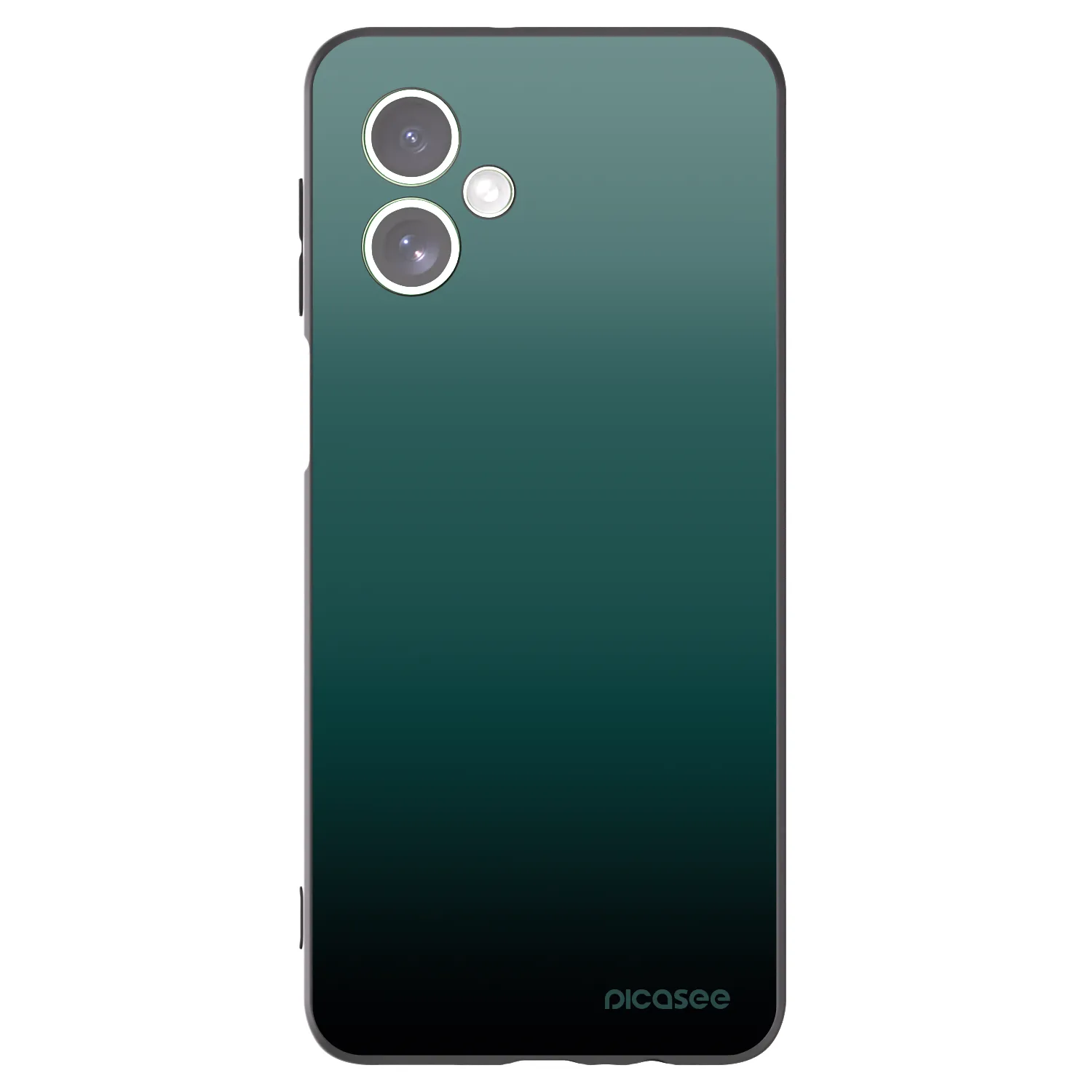 Silikónový čierny obal pre Motorola Moto G54 5G - Verdant Fade