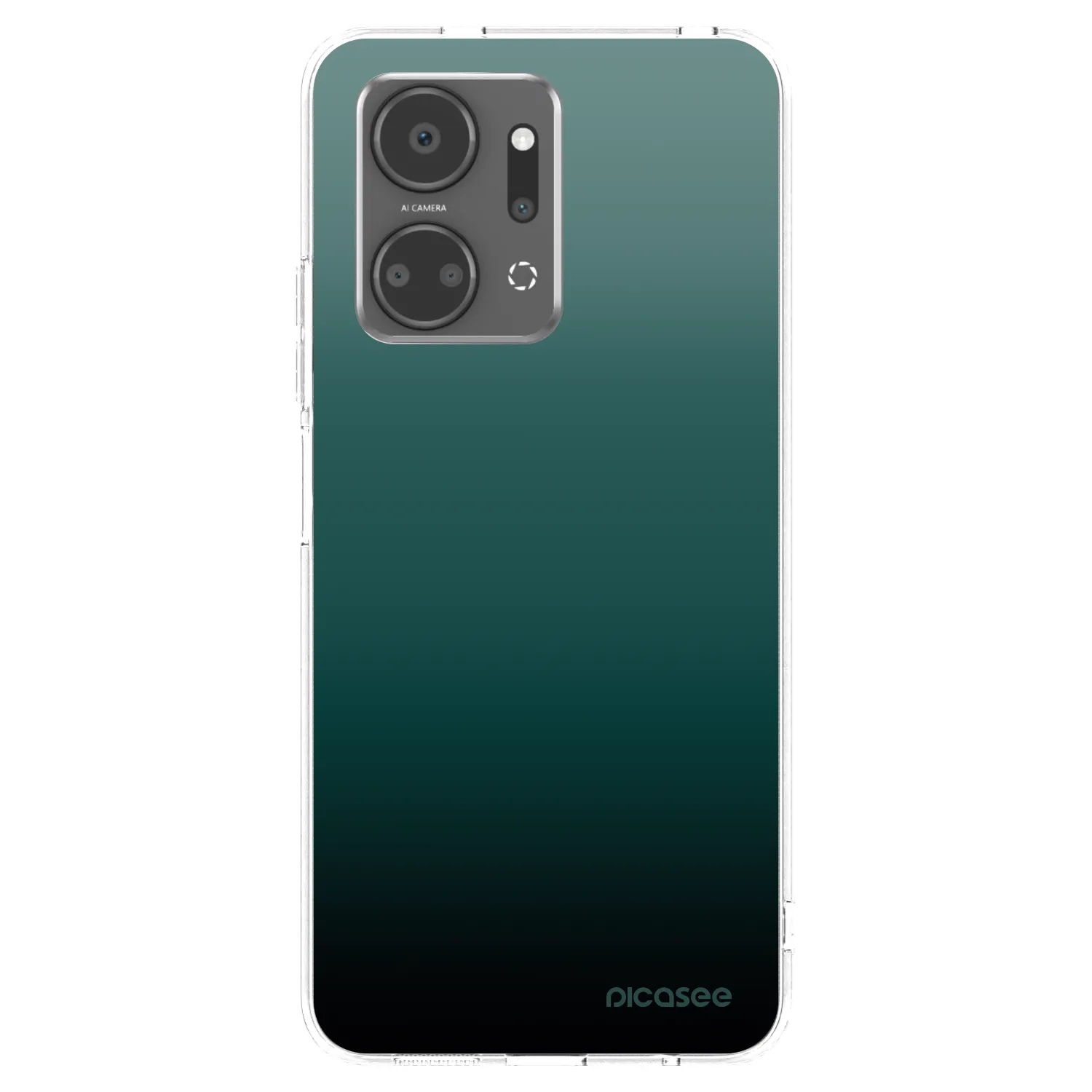 Picasee silikónový prehľadný obal pre Honor X7a - Verdant Fade