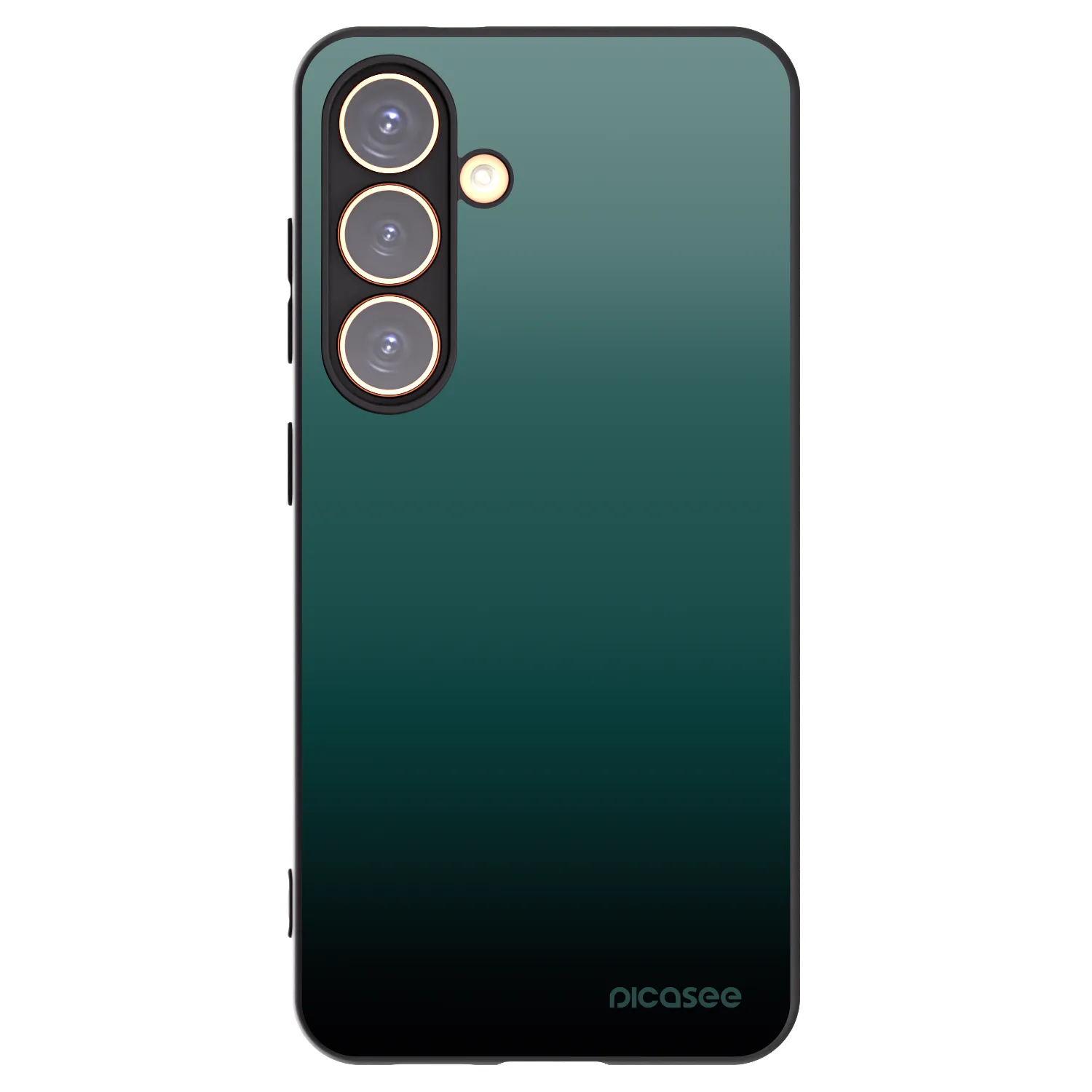 Picasee silikónový čierny obal pre Samsung Galaxy S24 S921B 5G - Verdant Fade