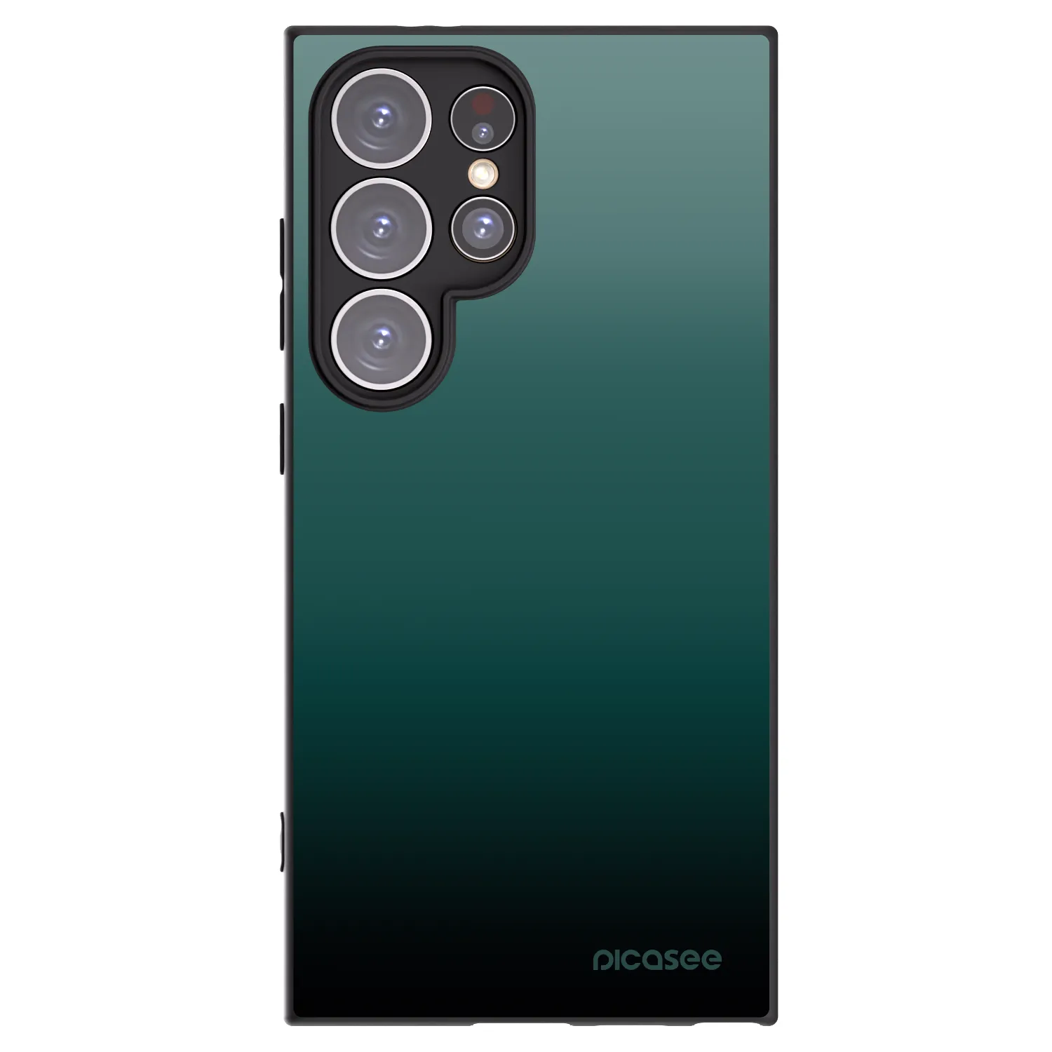 Picasee silikónový čierny obal pre Samsung Galaxy S24 Ultra S928B 5G - Verdant Fade