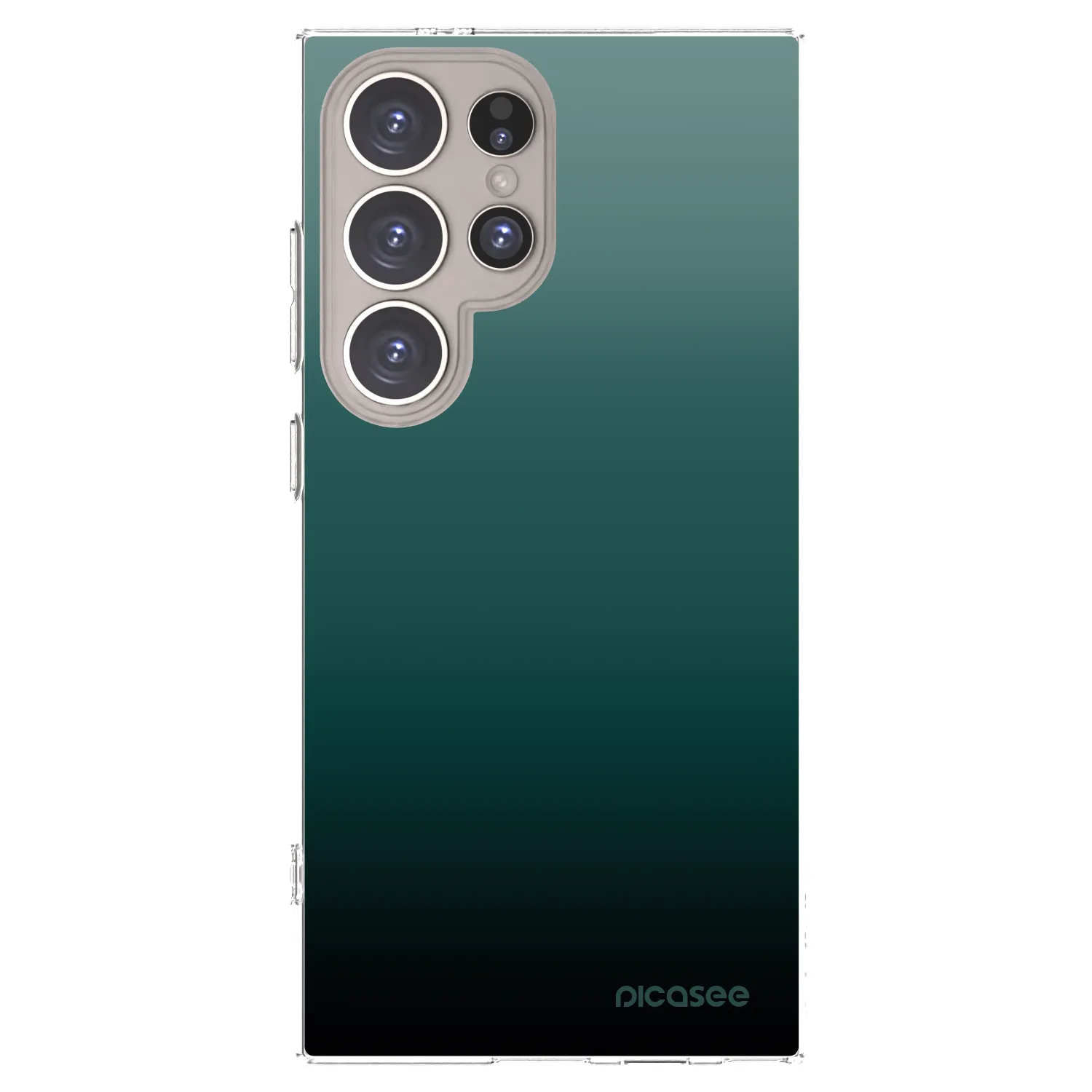 Picasee silikónový prehľadný obal pre Samsung Galaxy S24 Ultra S928B 5G - Verdant Fade
