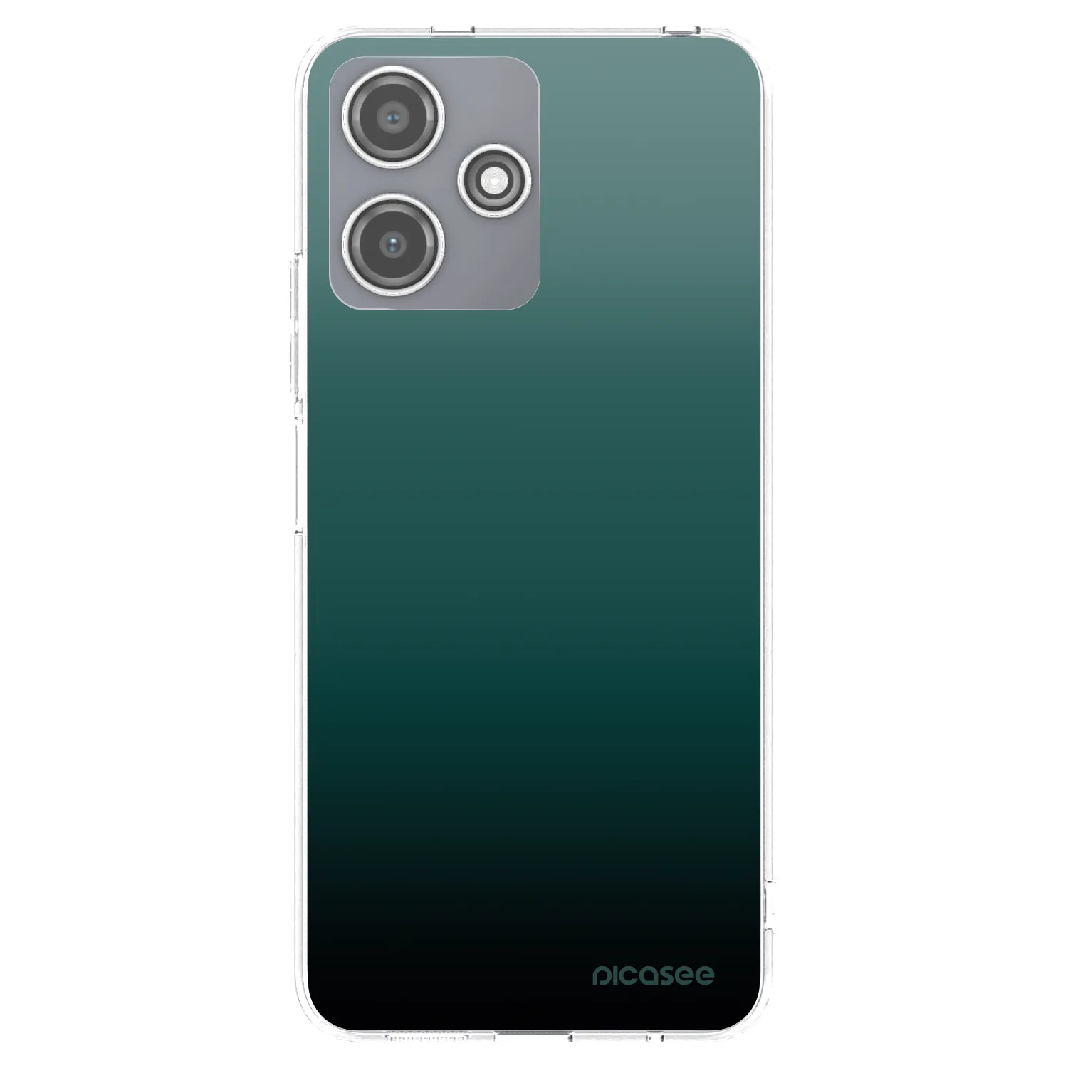 Picasee silikónový prehľadný obal pre Xiaomi Redmi 12 5G - Verdant Fade