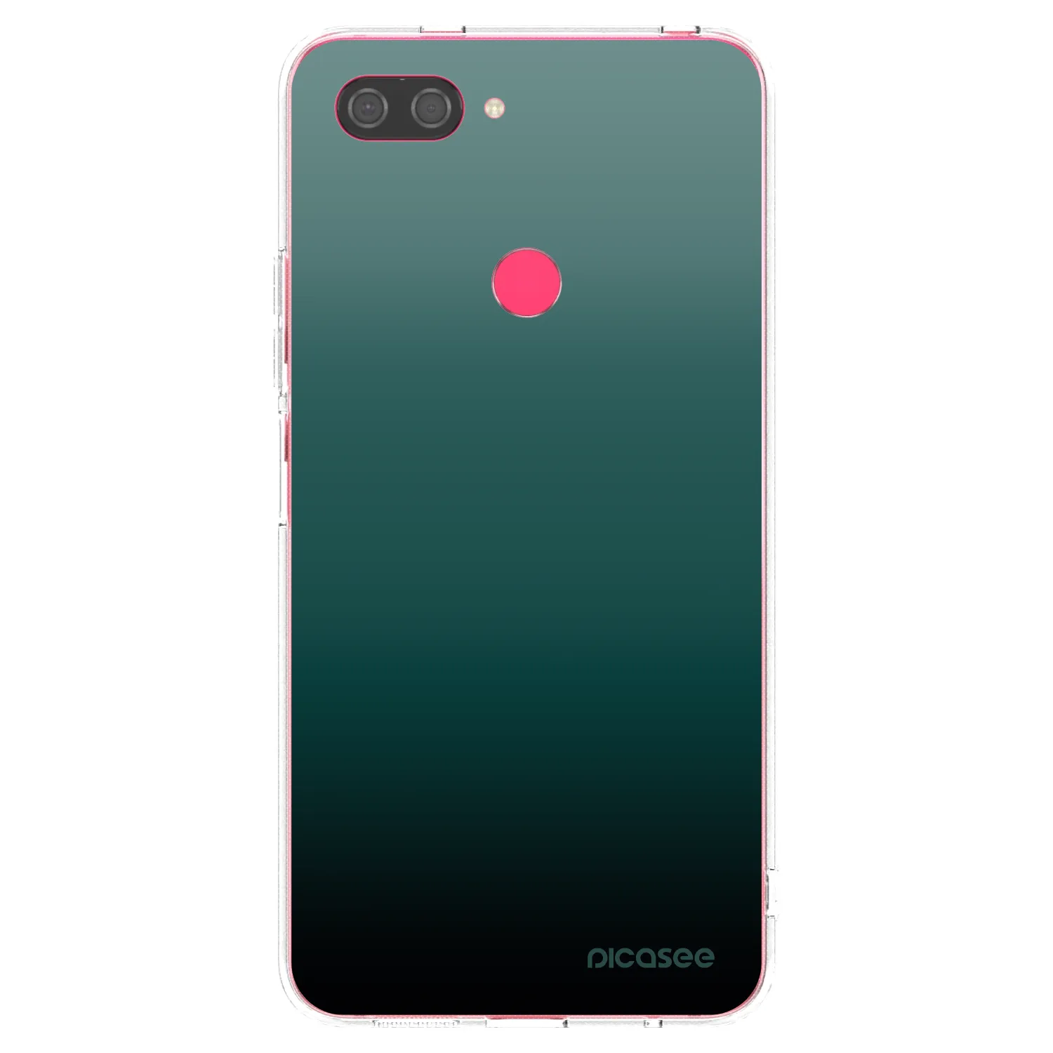 Picasee silikónový prehľadný obal pre Xiaomi Mi 8 Lite - Verdant Fade