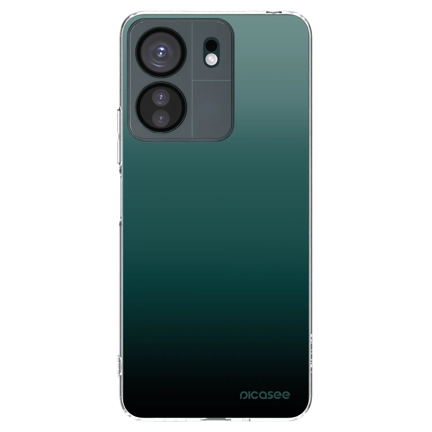 Silikónový prehľadný obal pre Xiaomi Redmi 13C 4G - Verdant Fade
