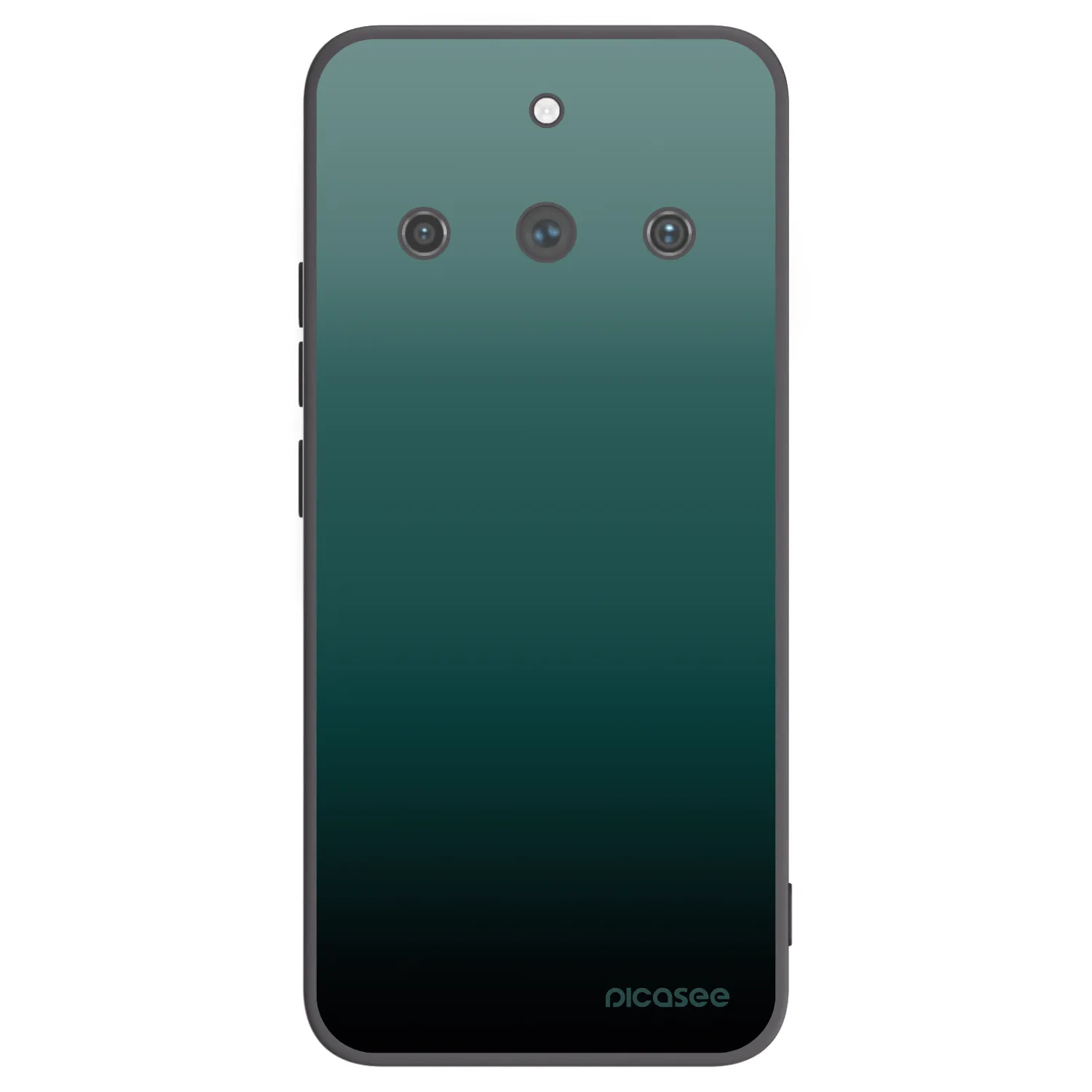 Picasee silikónový čierny obal pre Realme 11 Pro+ - Verdant Fade