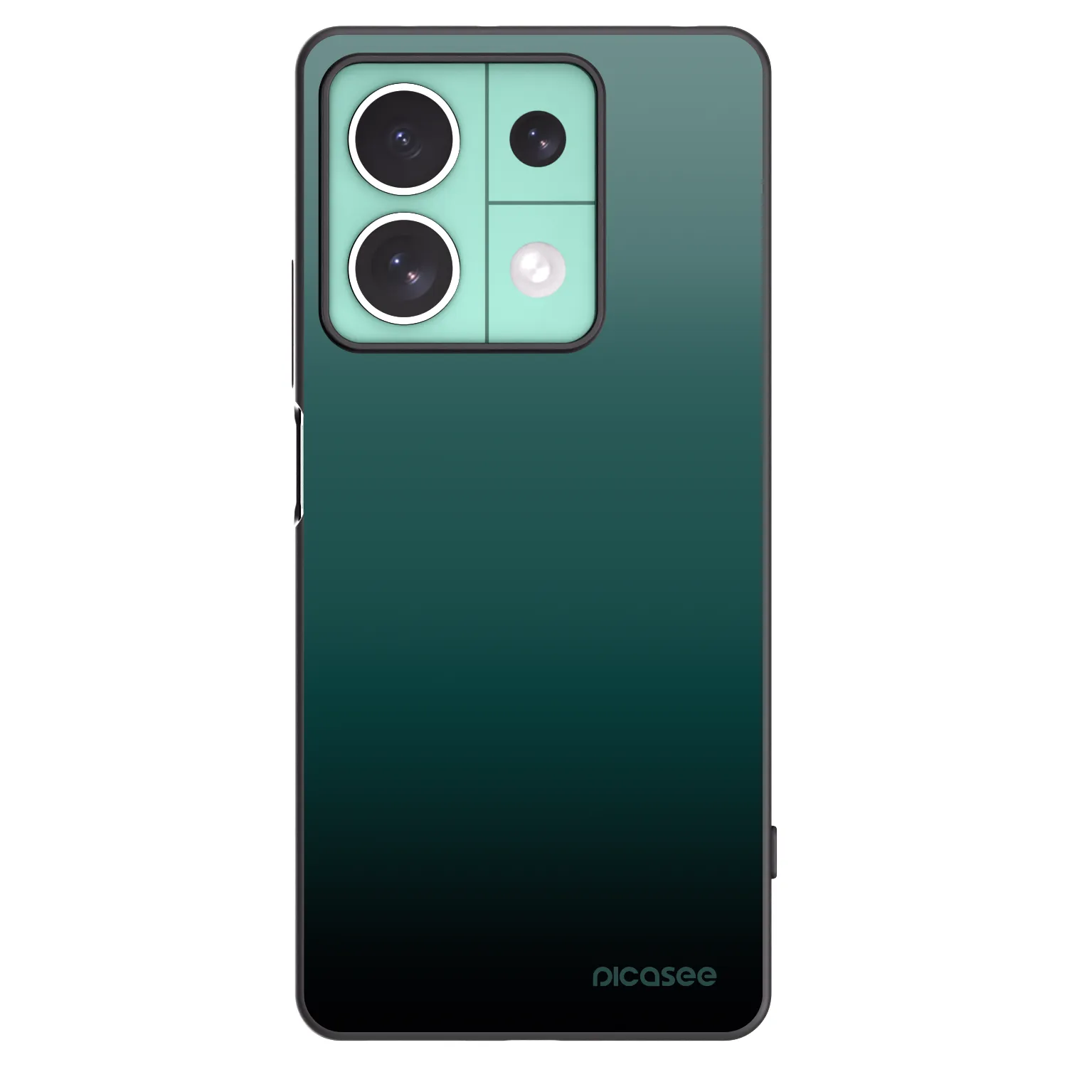 Picasee silikónový čierny obal pre Xiaomi Redmi Note 13 5G - Verdant Fade