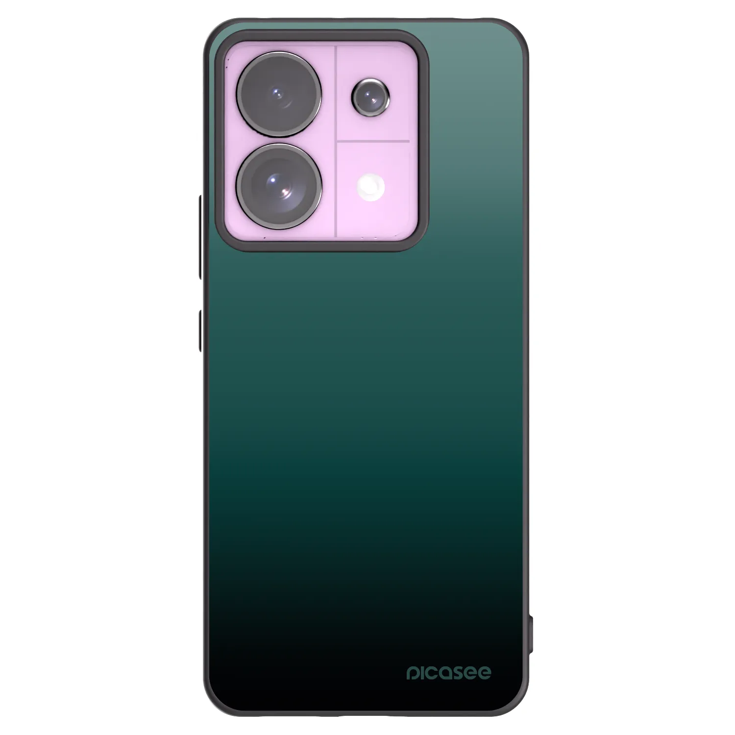 Picasee silikónový čierny obal pre Xiaomi Redmi Note 13 Pro 5G - Verdant Fade