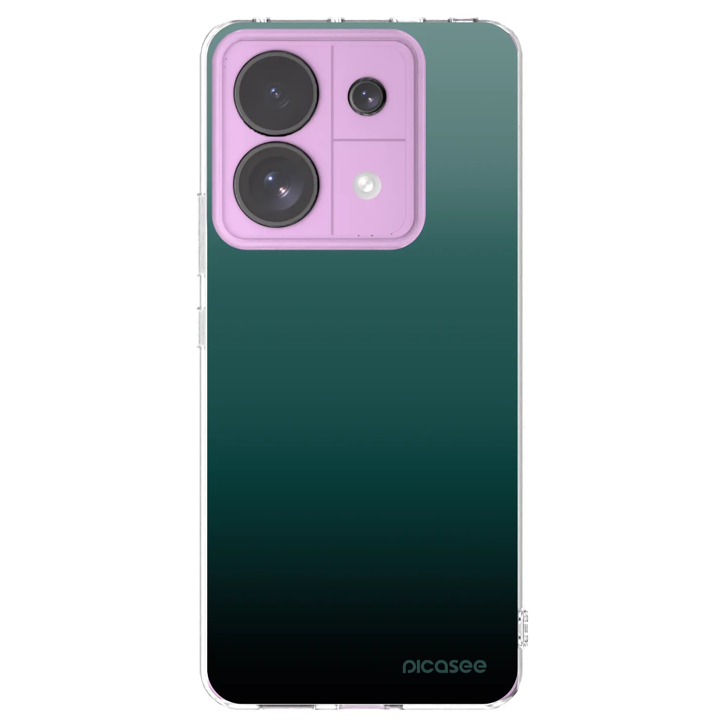 Picasee silikónový prehľadný obal pre Xiaomi Redmi Note 13 Pro 5G - Verdant Fade