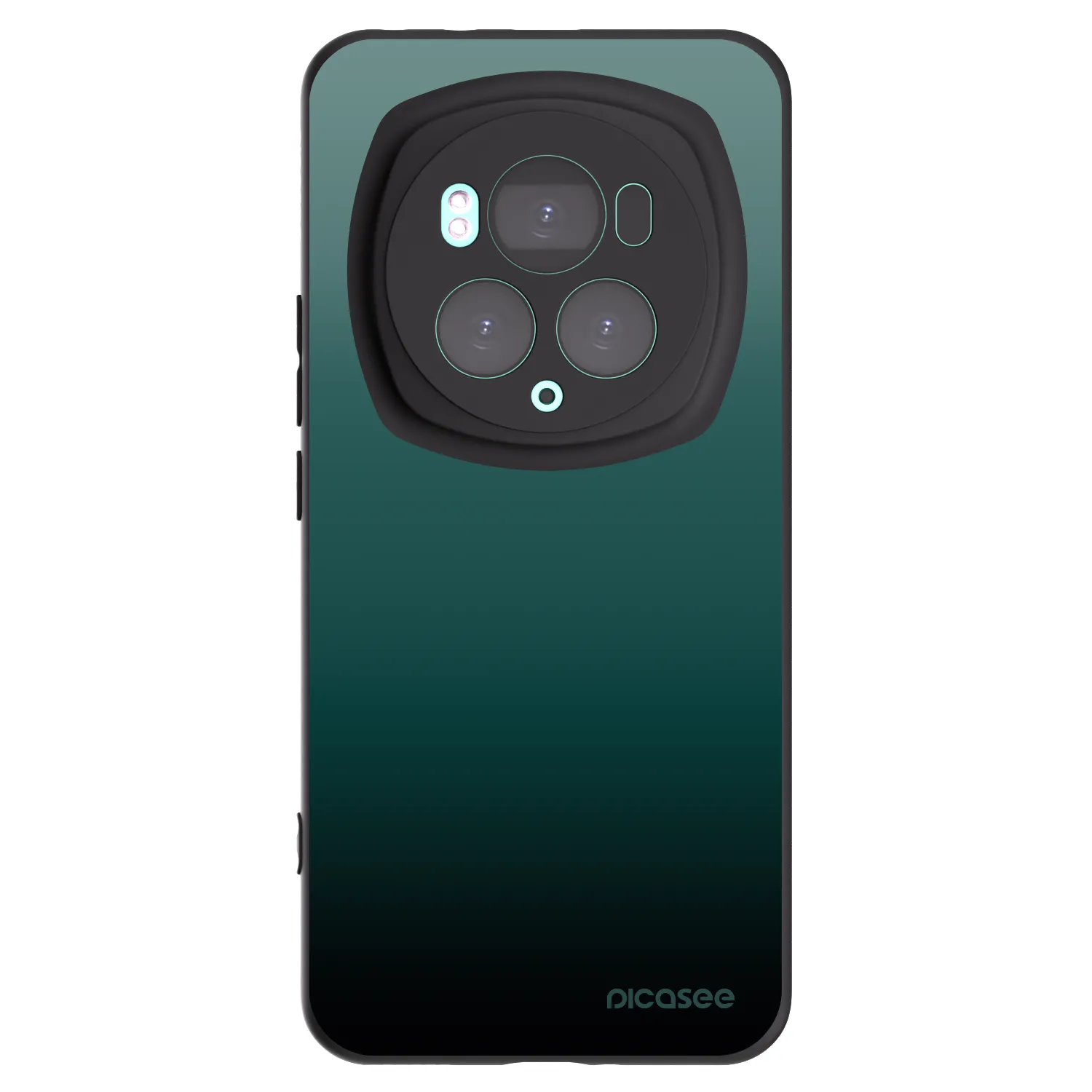 Picasee silikónový čierny obal pre Honor Magic6 Pro - Verdant Fade