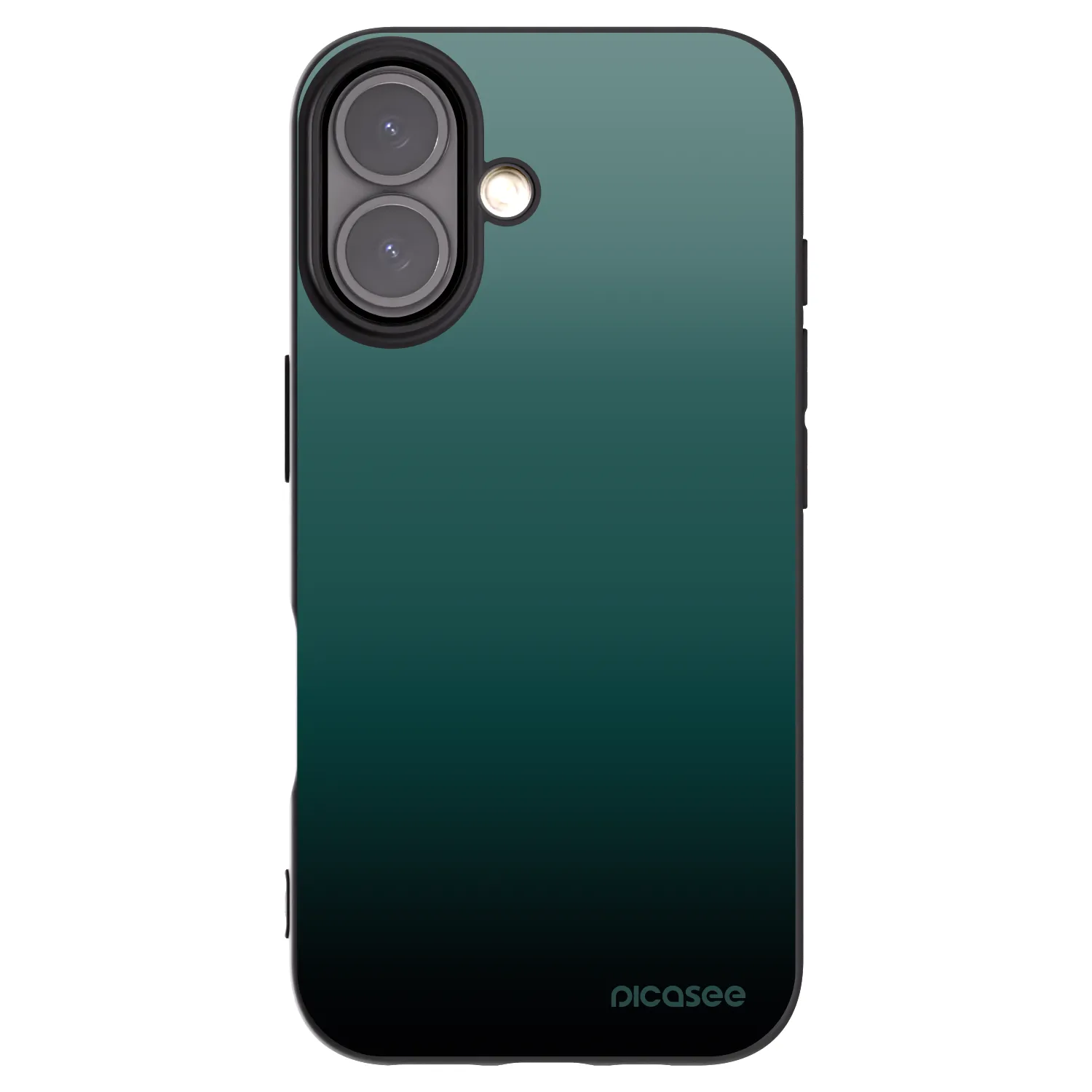 Picasee silikónový čierny obal pre Apple iPhone 16 - Verdant Fade