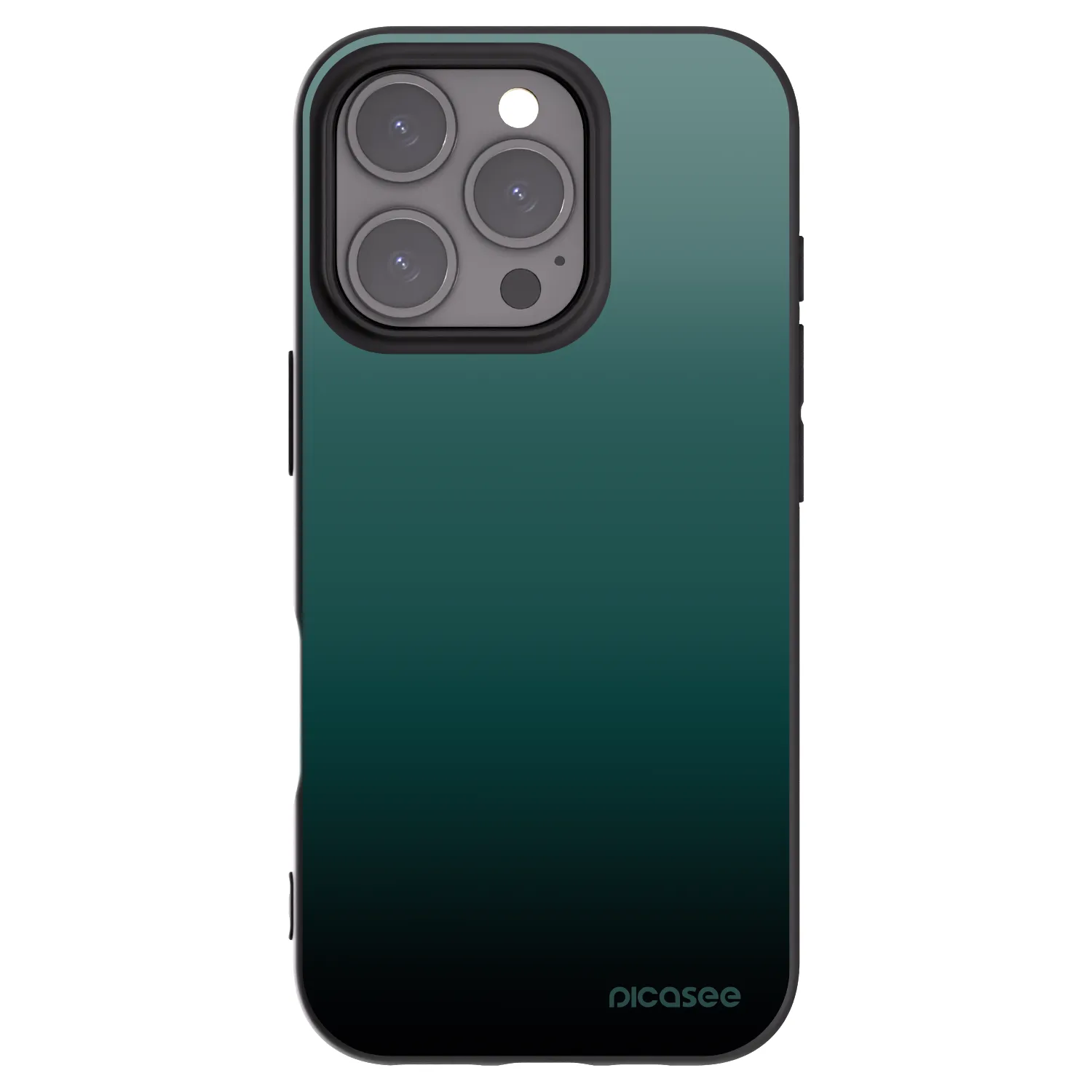 Picasee silikónový čierny obal pre Apple iPhone 16 Pro - Verdant Fade