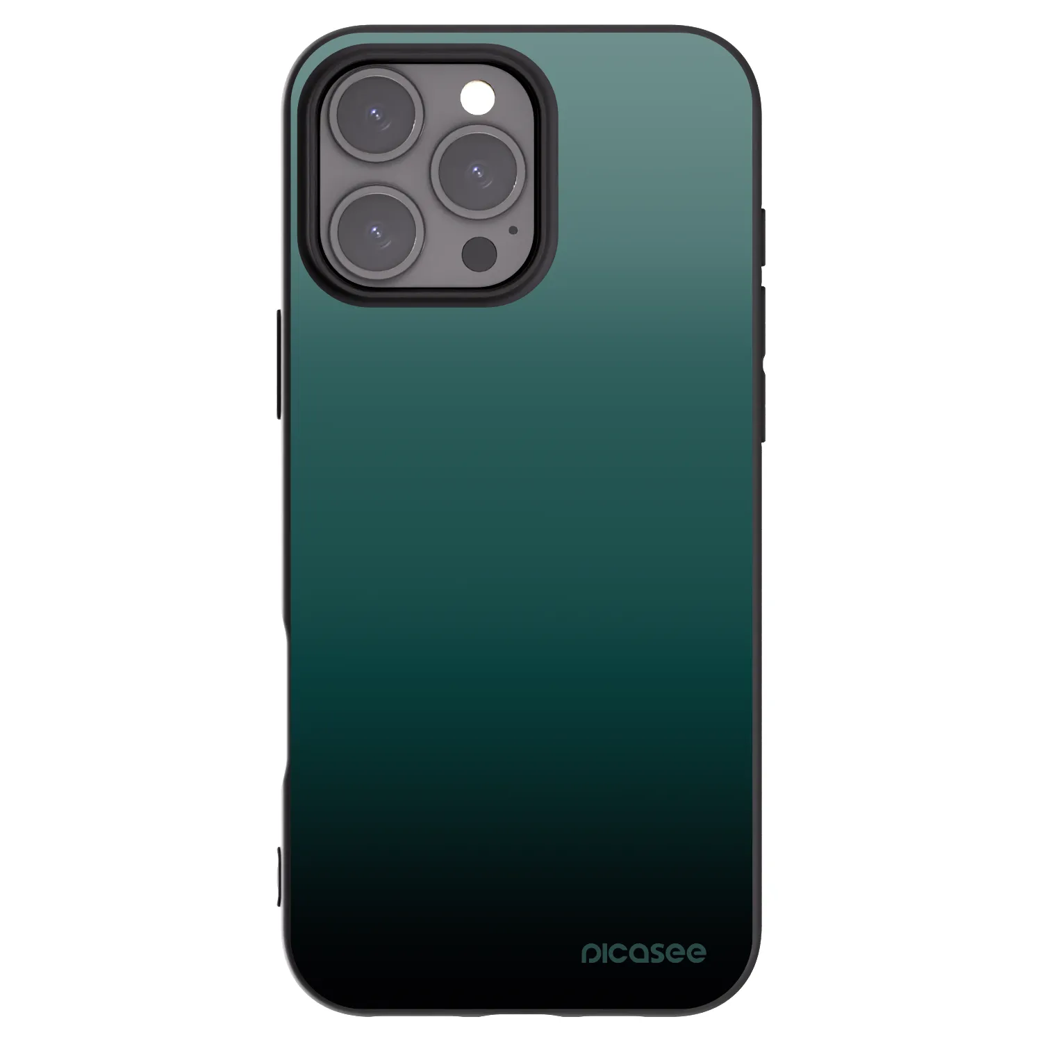 Picasee silikónový čierny obal pre Apple iPhone 16 Pro Max - Verdant Fade