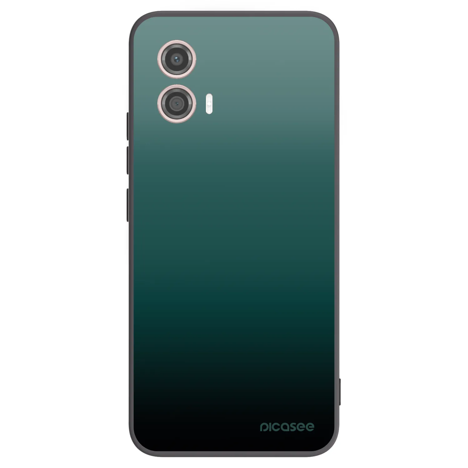 Picasee silikónový čierny obal pre Motorola Moto G53 5G - Verdant Fade