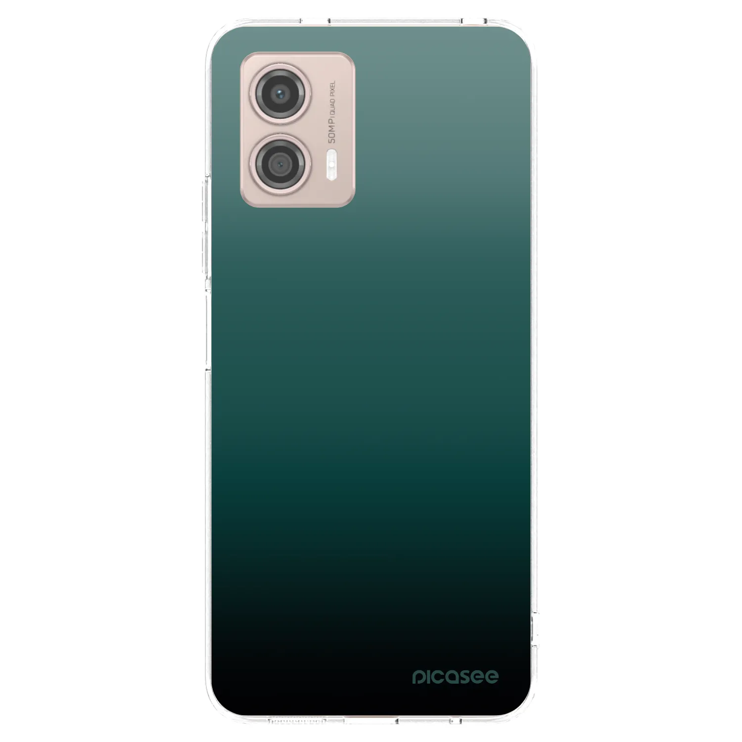Picasee silikónový prehľadný obal pre Motorola Moto G53 5G - Verdant Fade