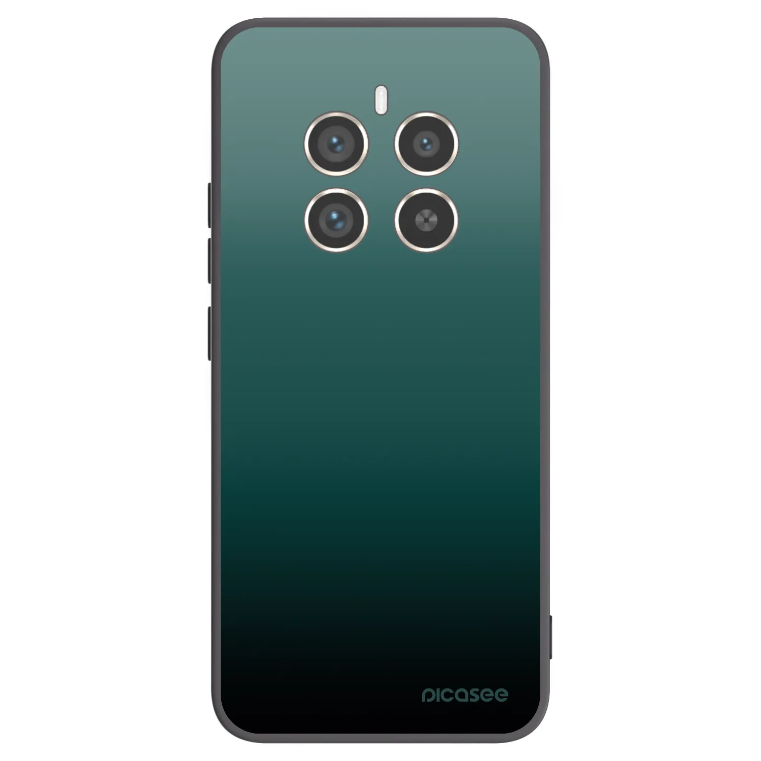 Picasee silikónový čierny obal pre Realme 12 Pro 5G - Verdant Fade