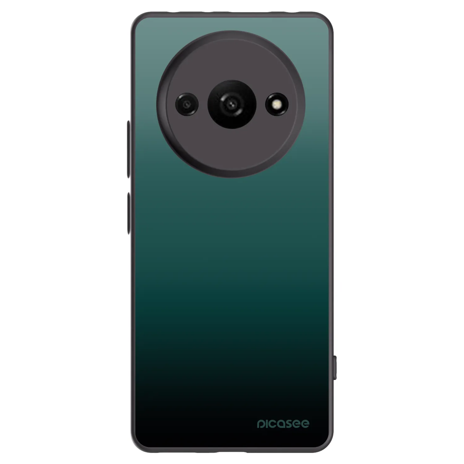 Picasee silikónový čierny obal pre Xiaomi Redmi A3 - Verdant Fade