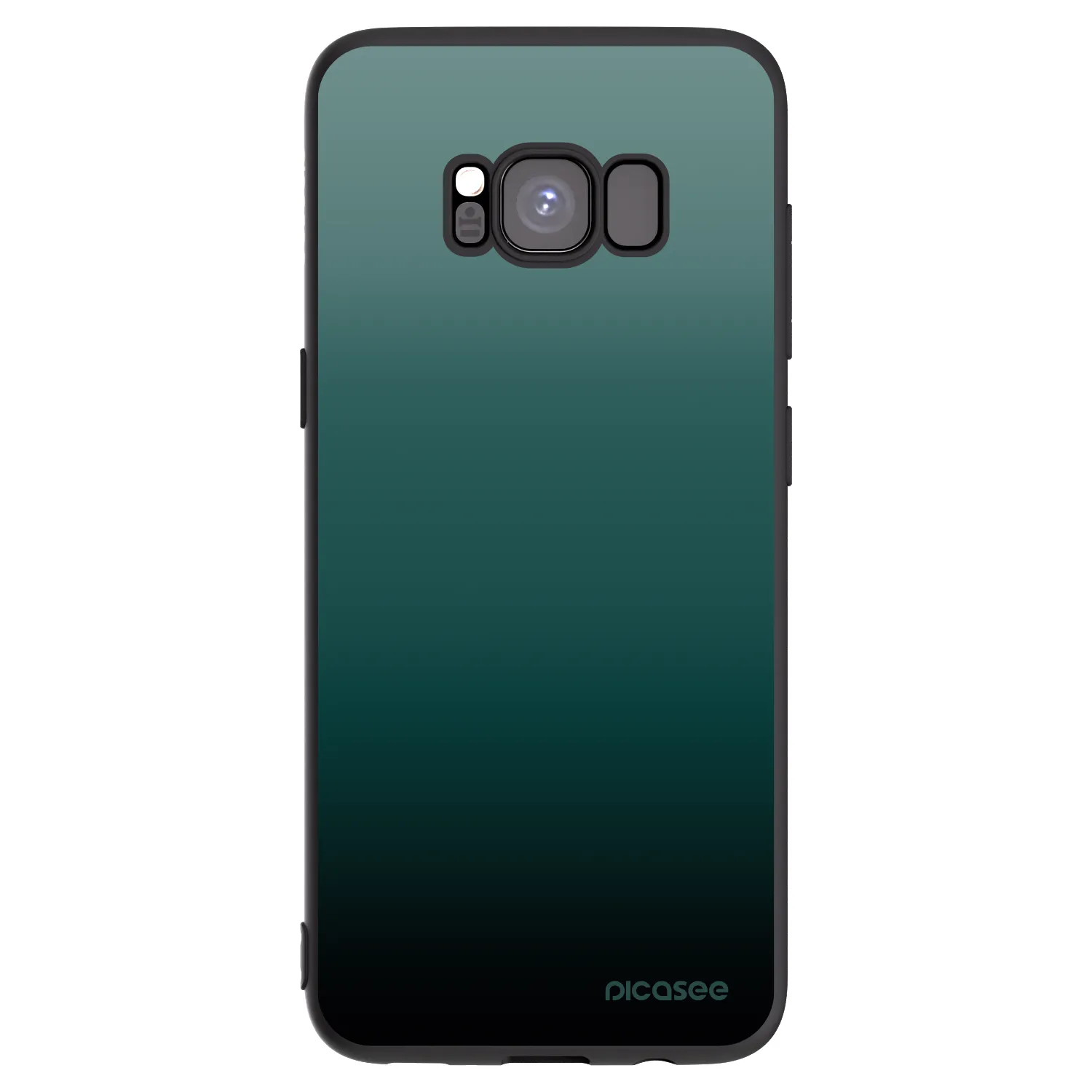 Picasee silikónový čierny obal pre Samsung Galaxy S8 G950F - Verdant Fade