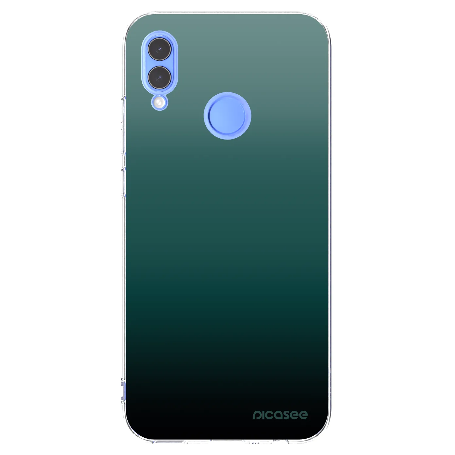 Picasee silikónový prehľadný obal pre Huawei P Smart 2019 - Verdant Fade