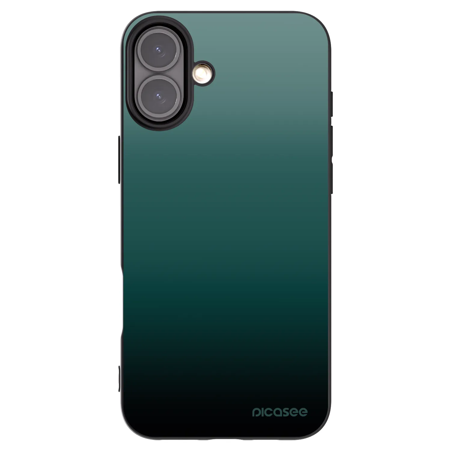 Picasee silikónový čierny obal pre Apple iPhone 16 Plus - Verdant Fade