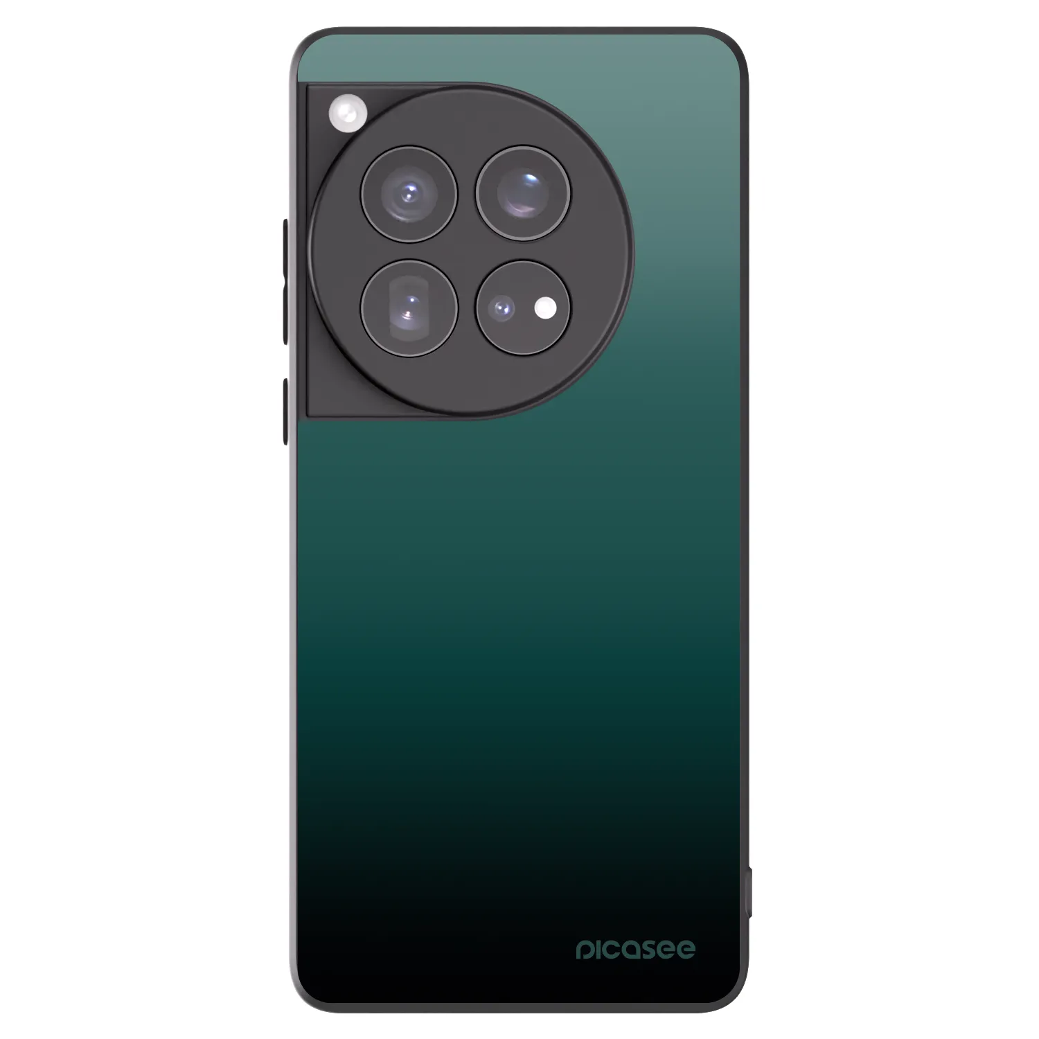Picasee silikónový čierny obal pre OnePlus 12 5G - Verdant Fade