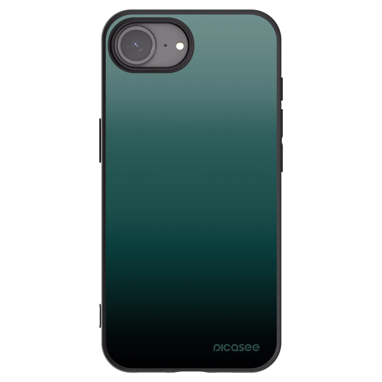 Picasee silikónový čierny obal pre Apple iPhone 16e - Verdant Fade