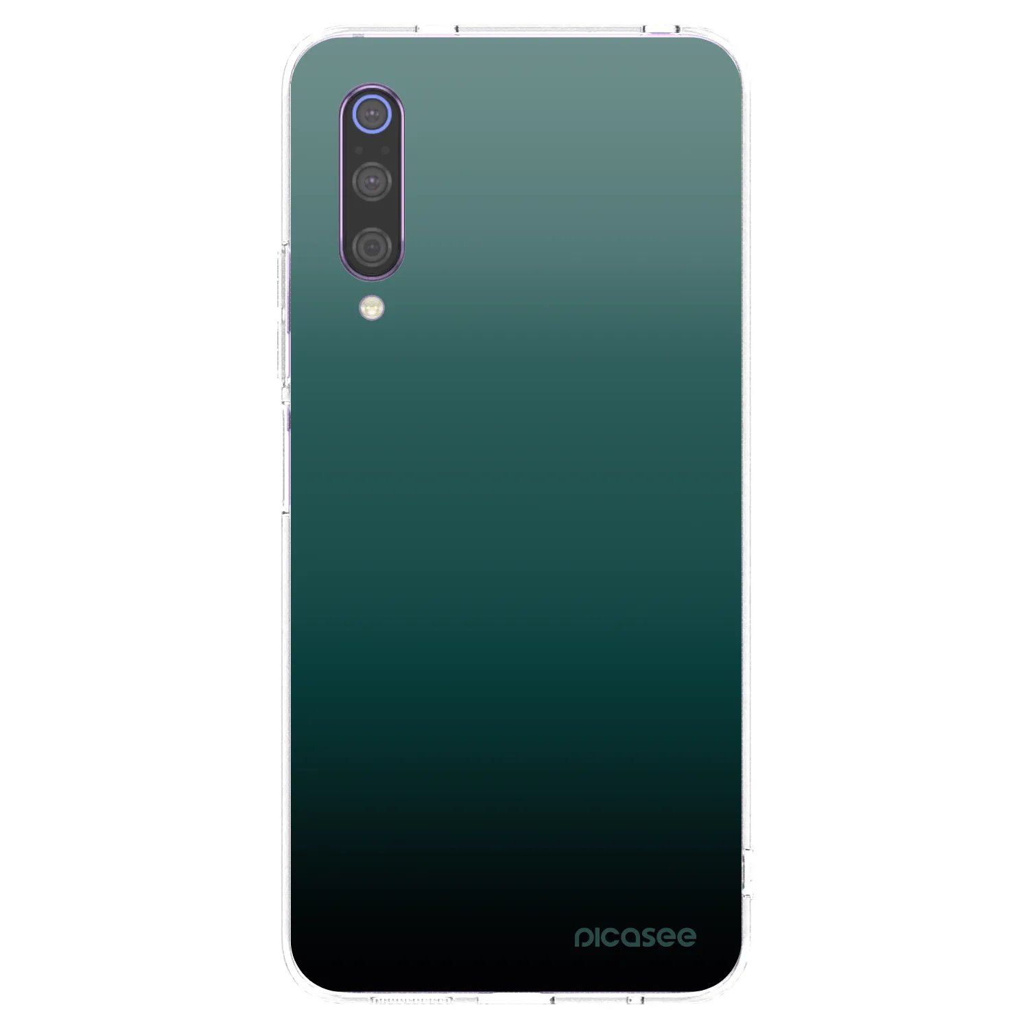 Picasee silikónový prehľadný obal pre Xiaomi Mi 9 - Verdant Fade