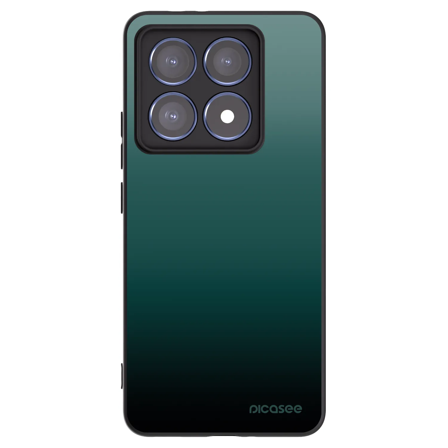 Picasee silikónový čierny obal pre Xiaomi 14T Pro - Verdant Fade