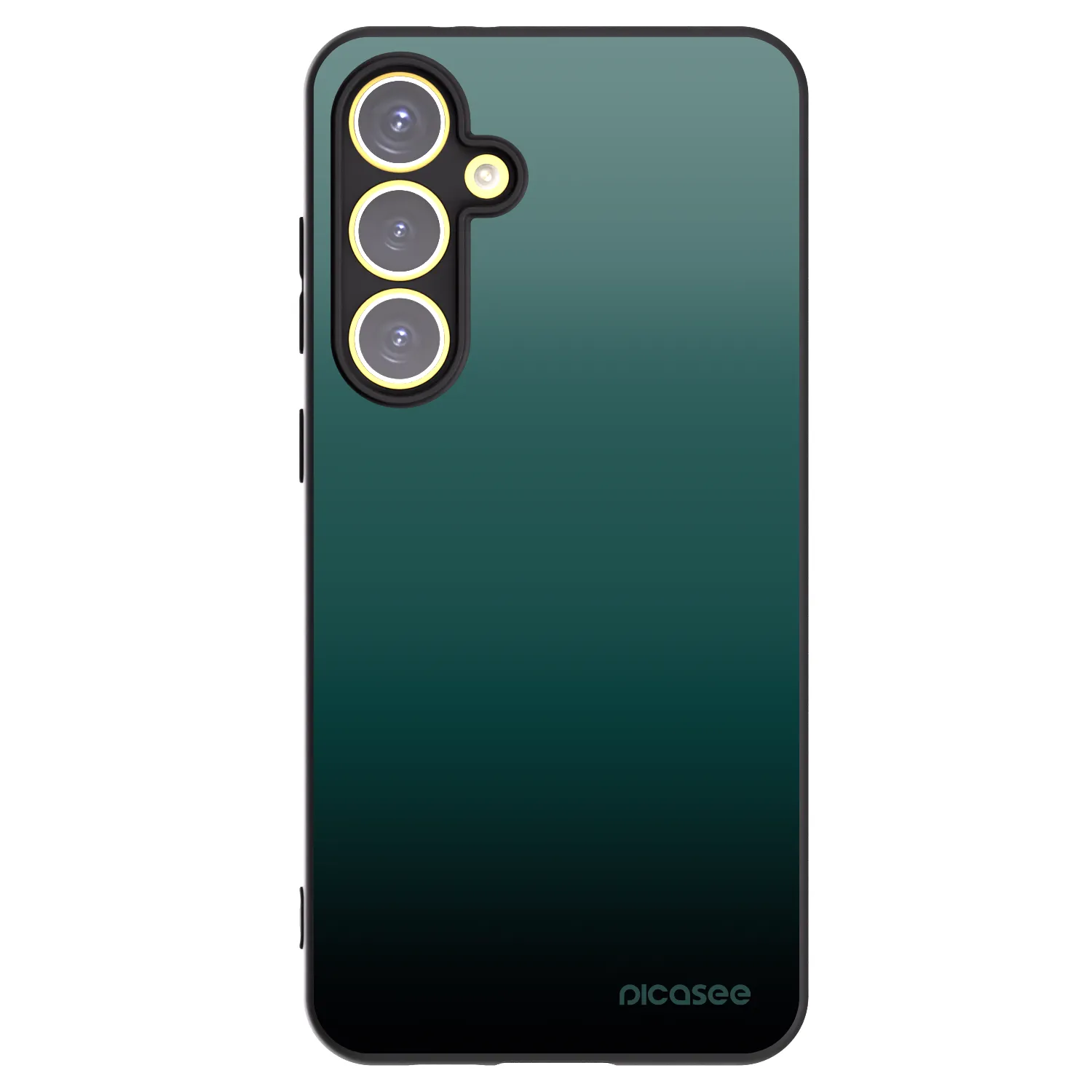 Picasee silikónový čierny obal pre Samsung Galaxy S24 FE S721B - Verdant Fade