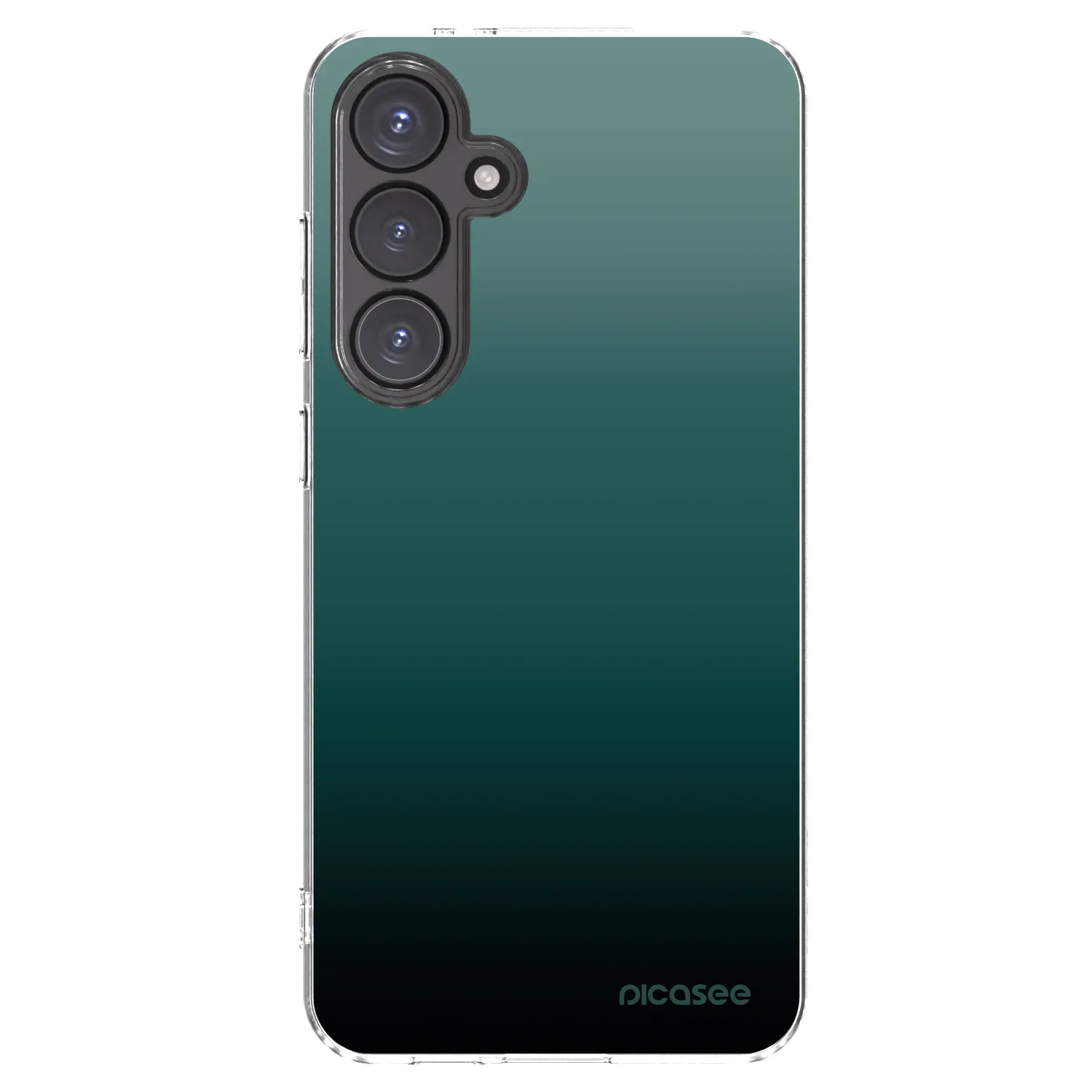 Picasee silikónový prehľadný obal pre Samsung Galaxy S24 FE S721B - Verdant Fade