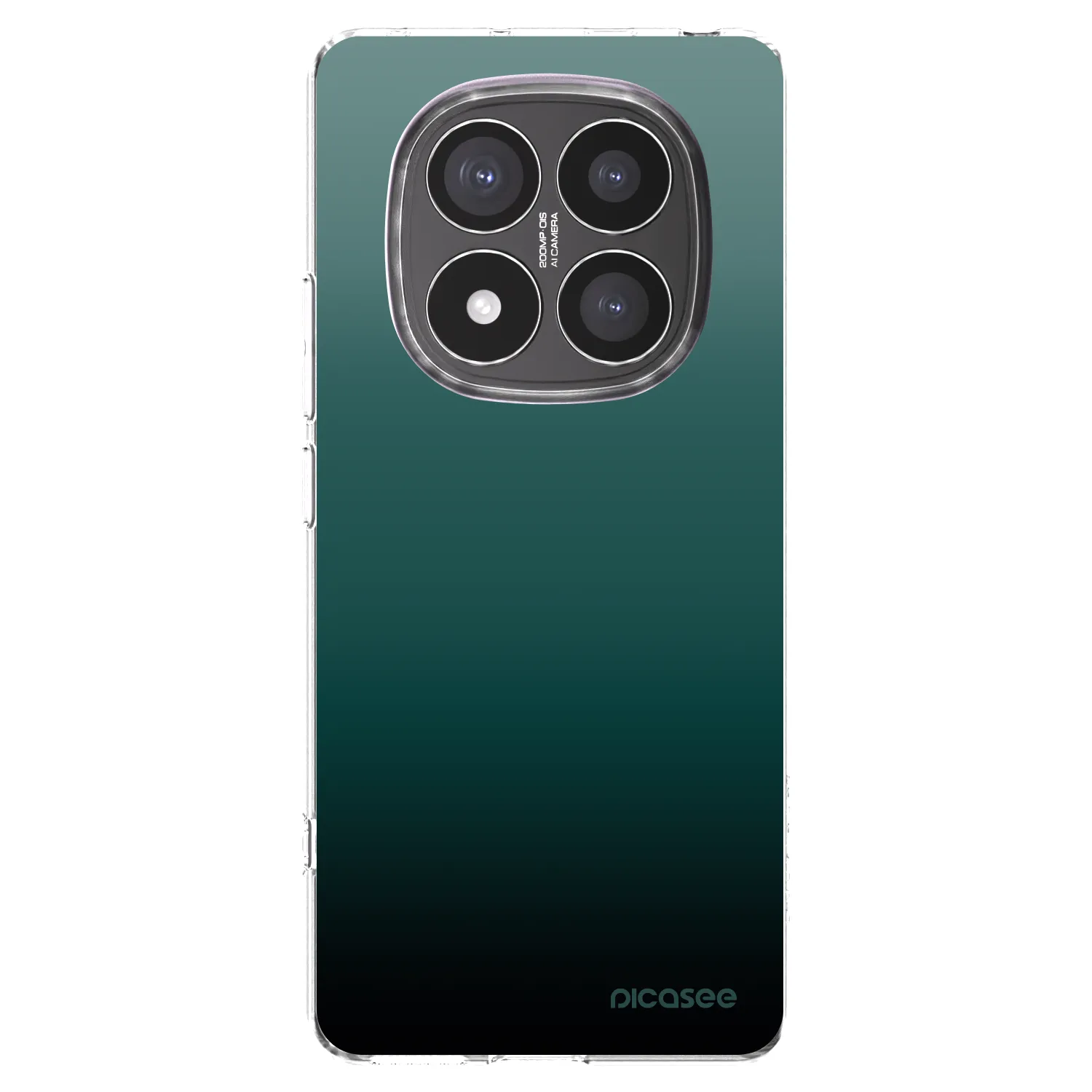 Silikónový prehľadný obal pre Xiaomi Redmi Note 14 Pro+ 5G - Verdant Fade