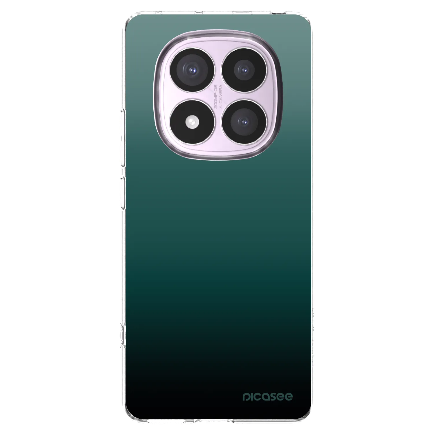 Silikónový prehľadný obal pre Xiaomi Redmi Note 14 Pro 5G - Verdant Fade