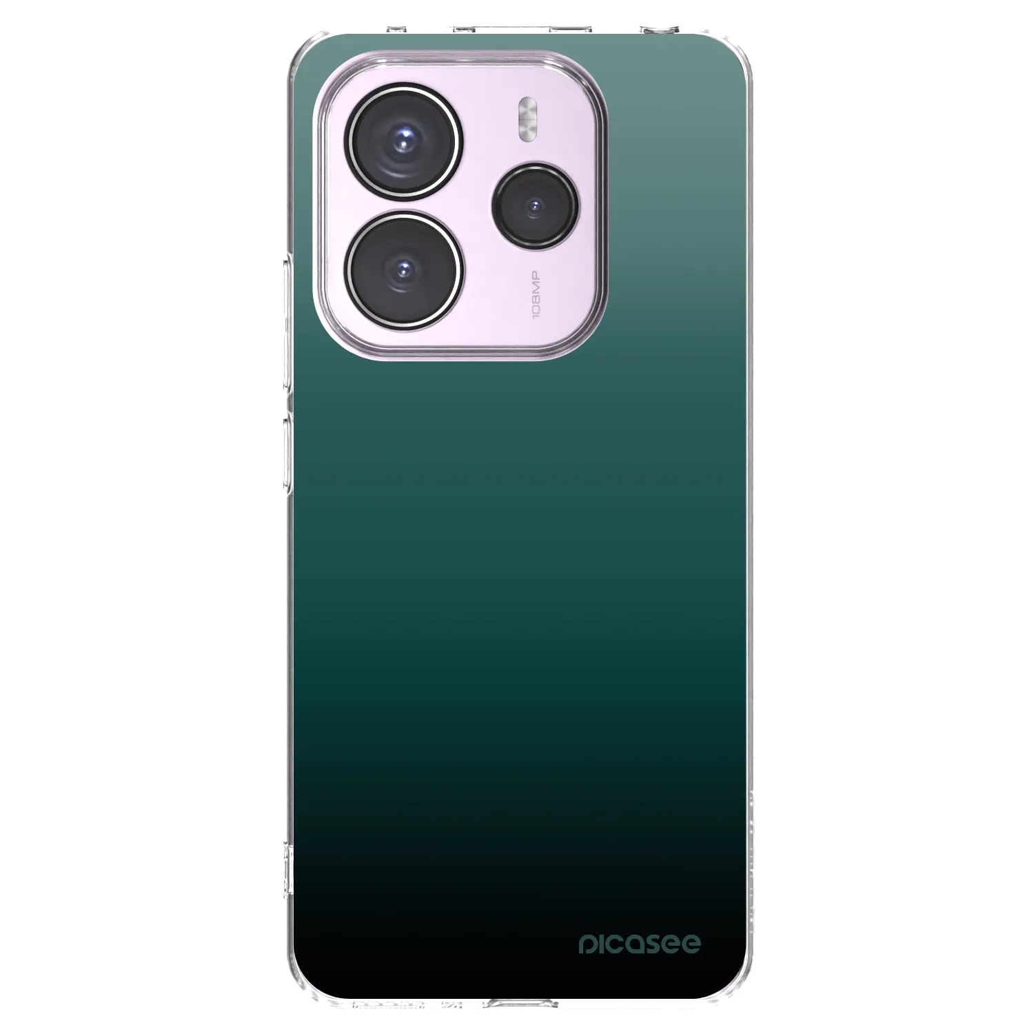 Silikónový prehľadný obal pre Xiaomi Redmi Note 14 5G - Verdant Fade
