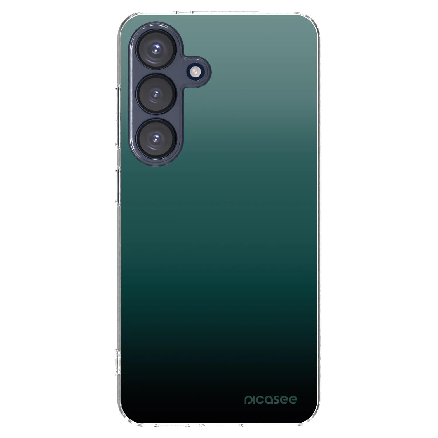 Picasee silikónový prehľadný obal pre Samsung Galaxy S25 5G - Verdant Fade